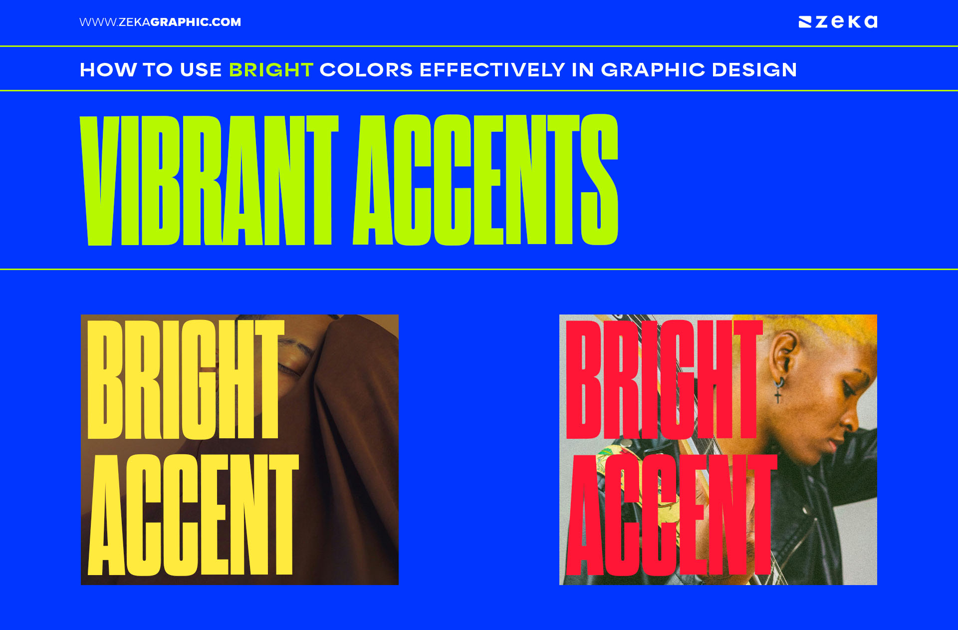 How to Use Bright Colors Effectively in Graphic Design Vibrant Accents