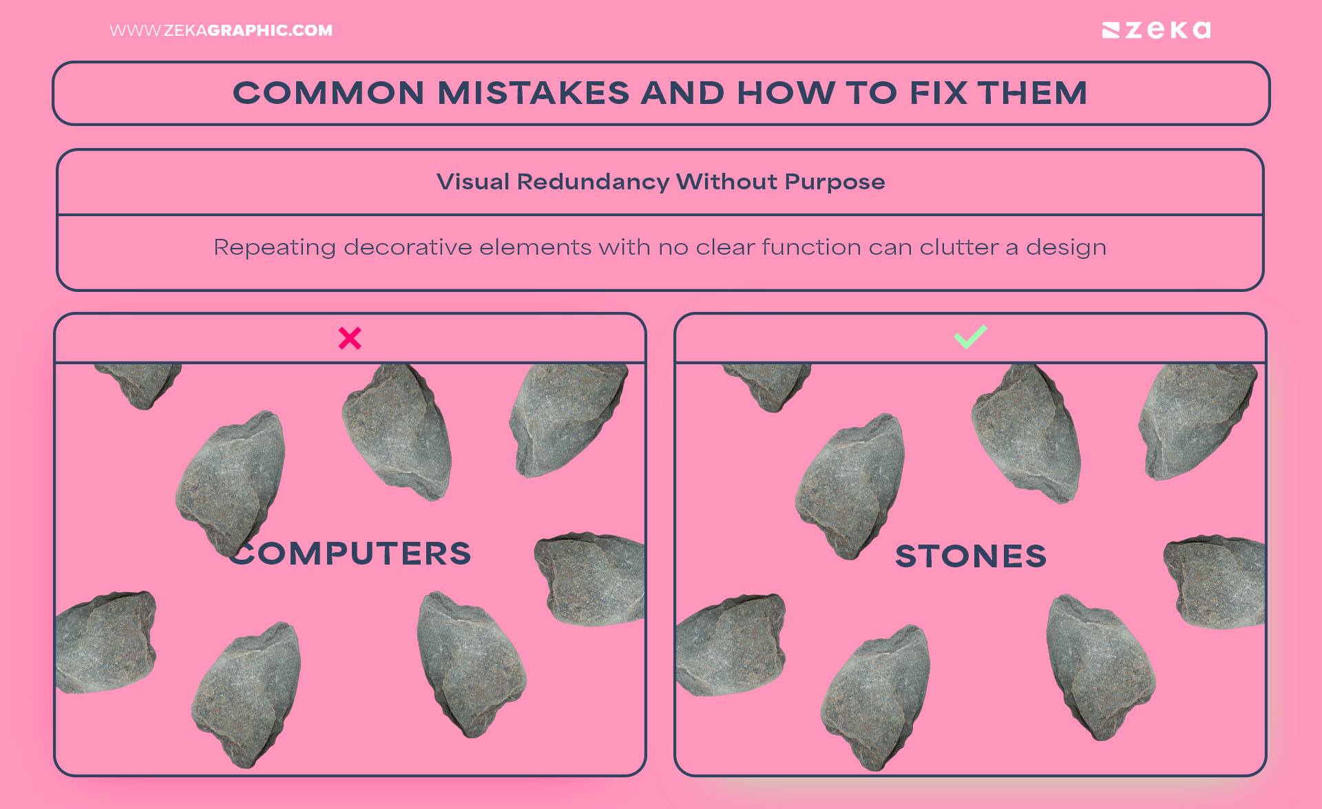 Repetition in Graphic Design Common Mistakes Visual Redundancy Without Purpose