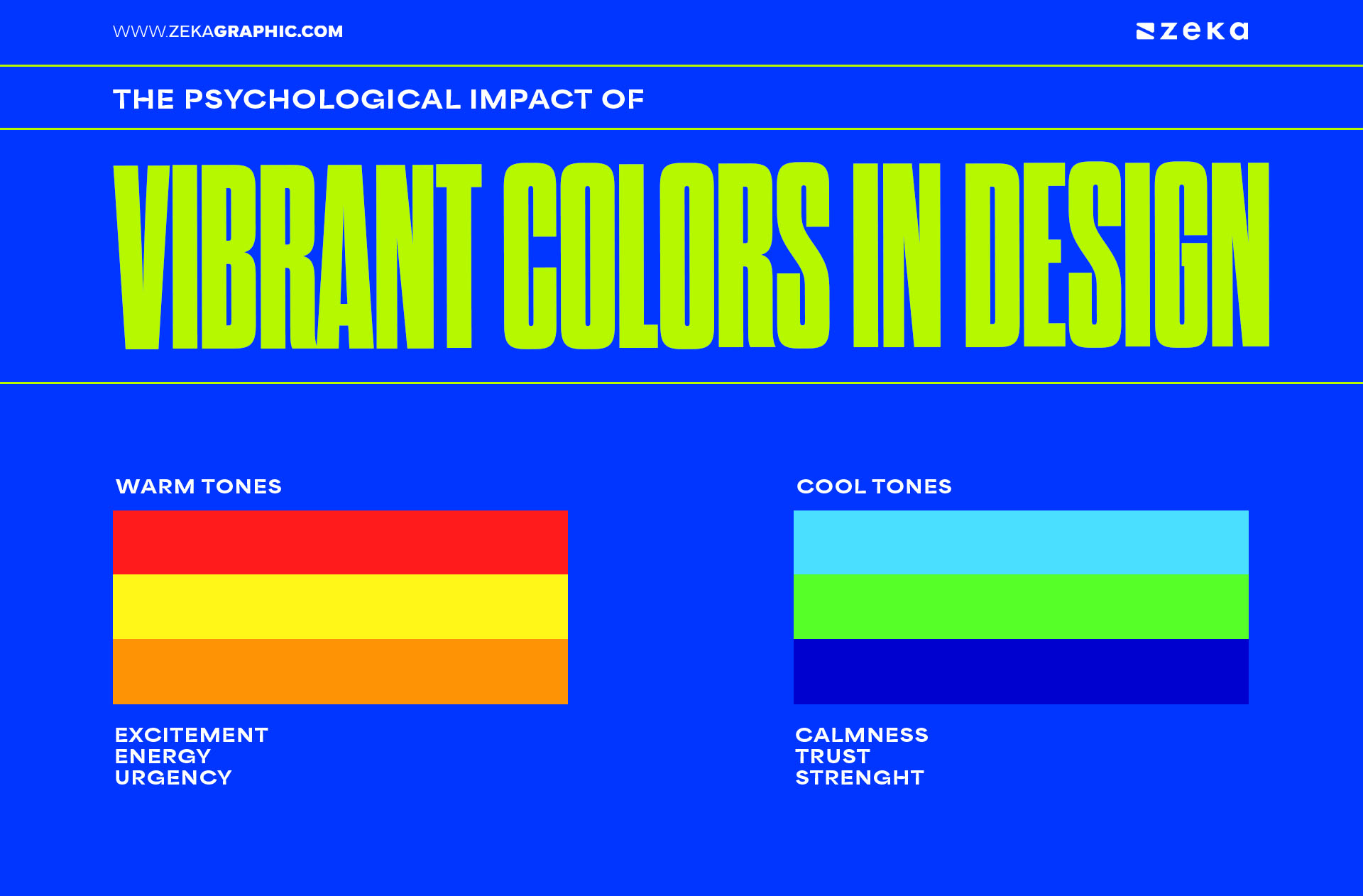 The Psychological Impact of Vibrant Colors in Graphic Design
