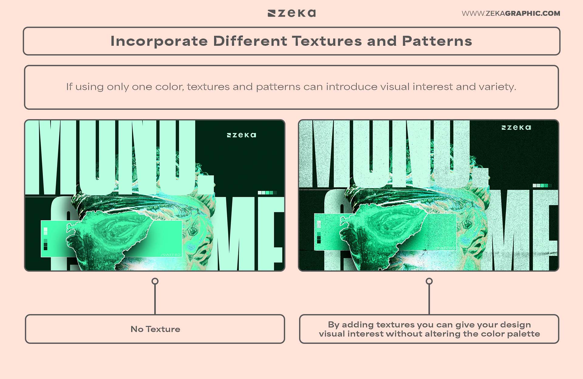 Tips for Using Monochromatic Colors Incorporate Different Textures and Patterns