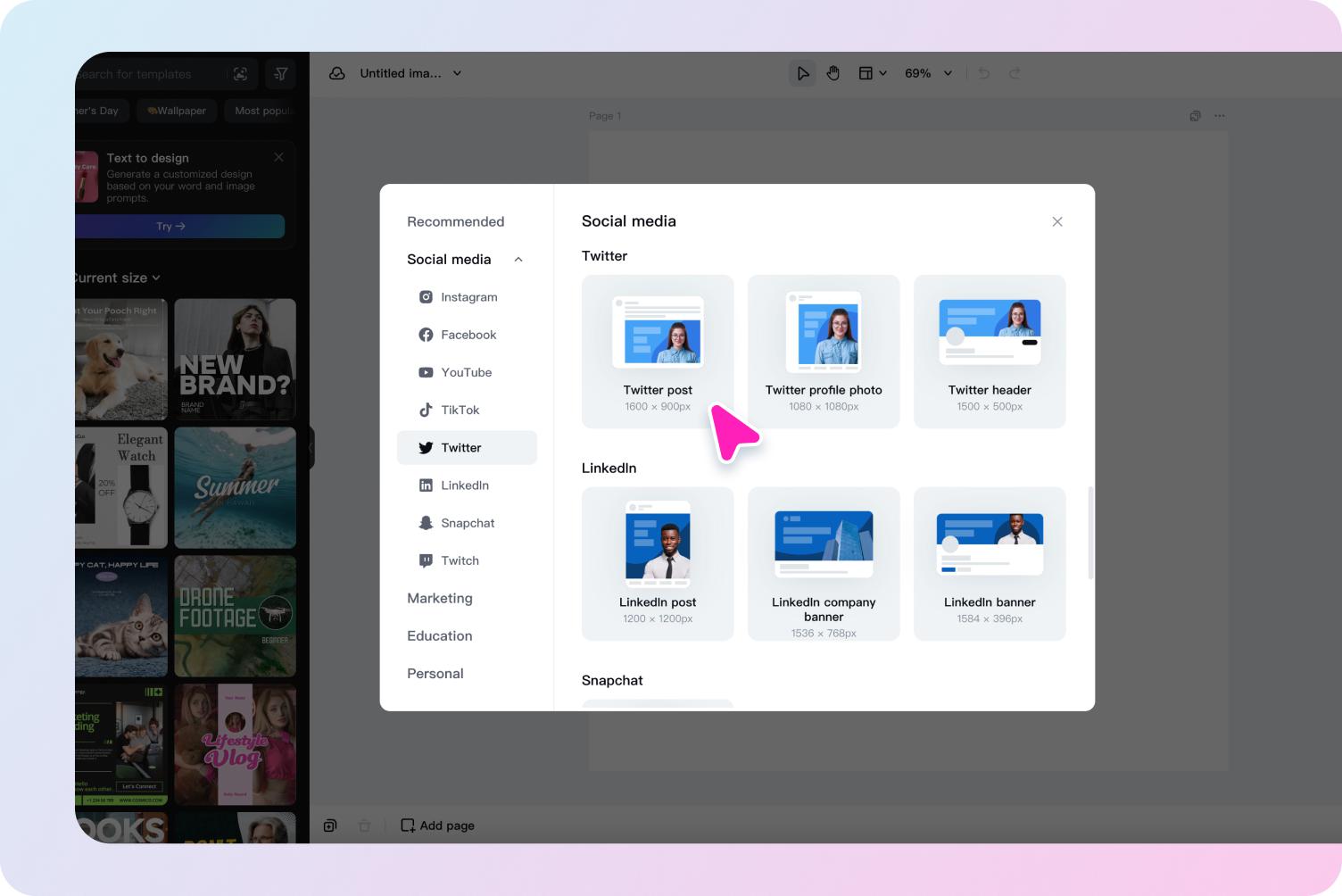 Adjust the aspect ratio