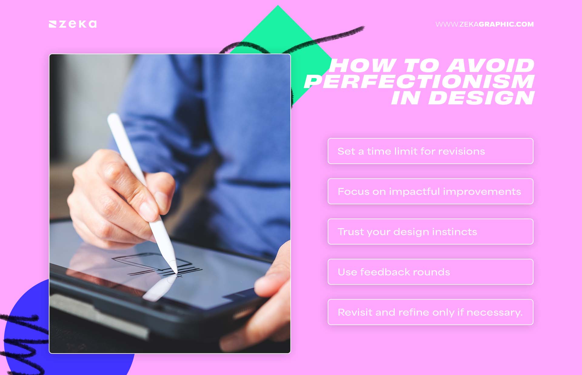 Avoiding perfectionism in design