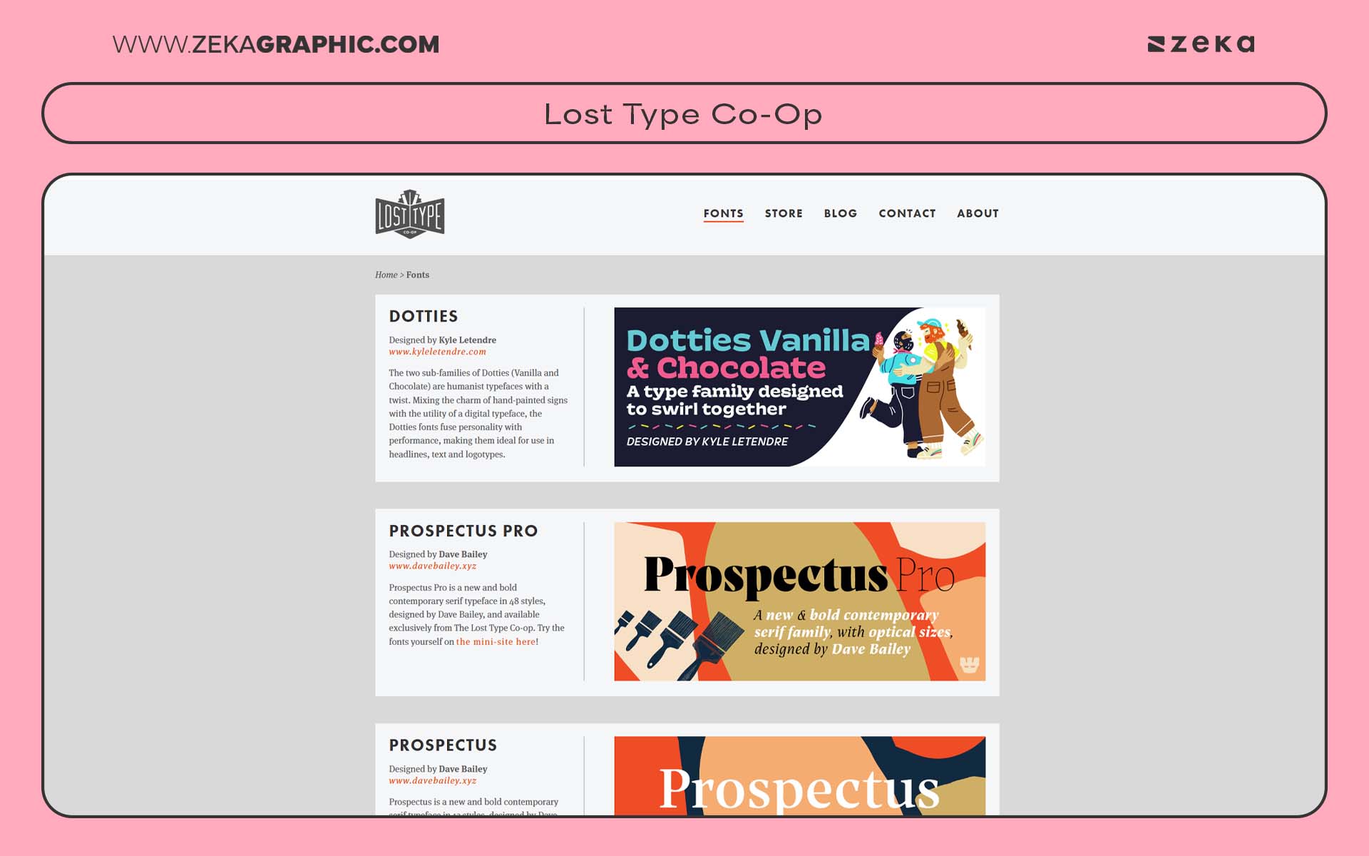 Best Websites for Fonts Lost Type Co-Op