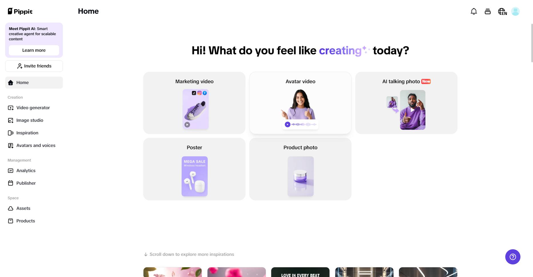 Free AI video generator