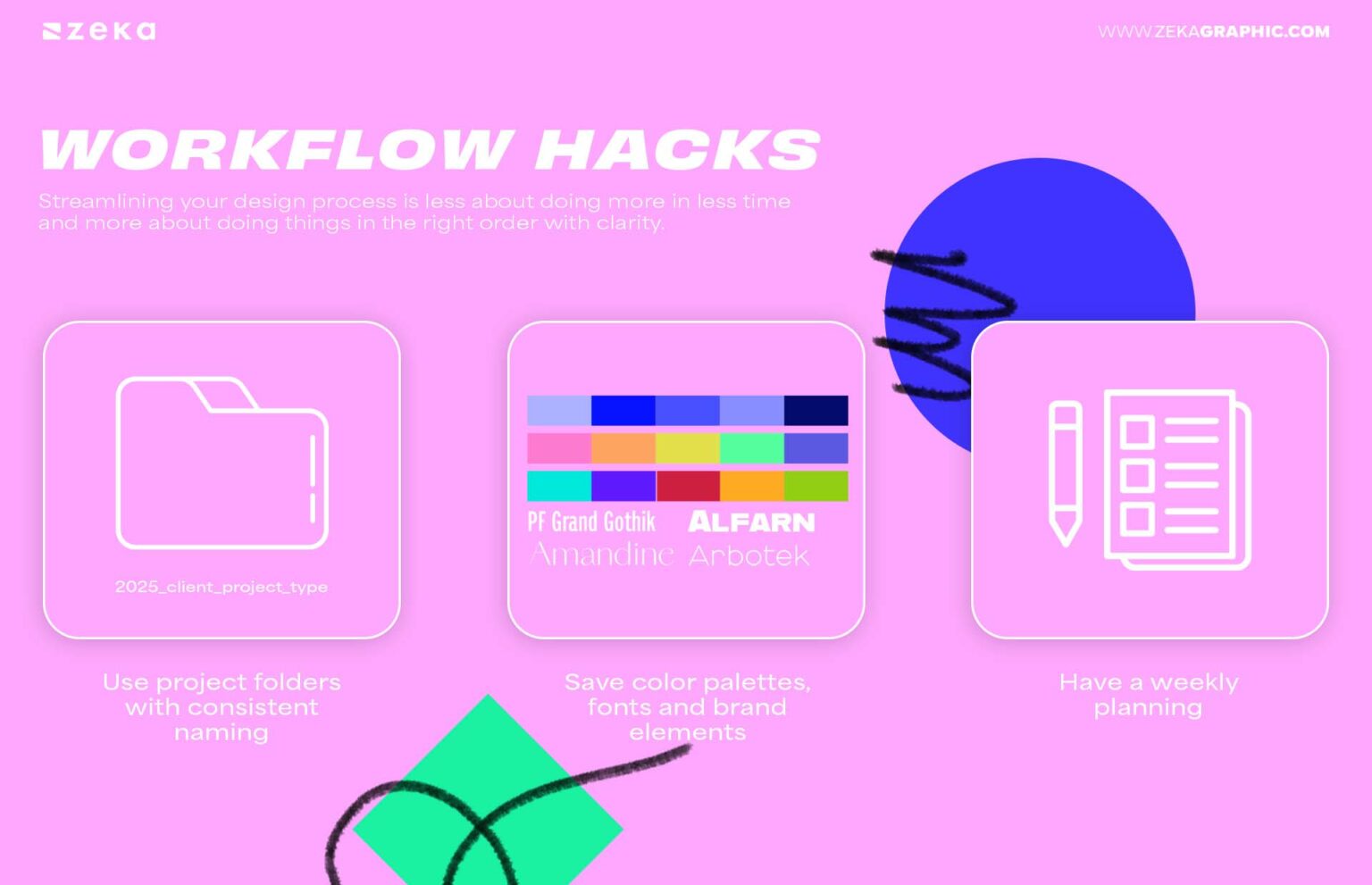 11 Design Hacks: How to Work Faster Without Sacrificing Quality - Zeka ...