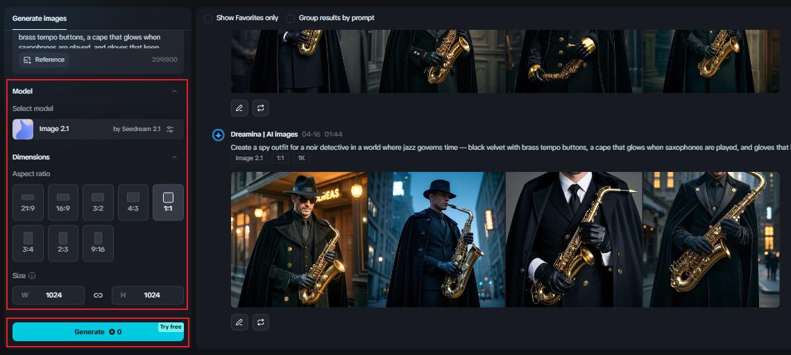 Refine parameters and generate