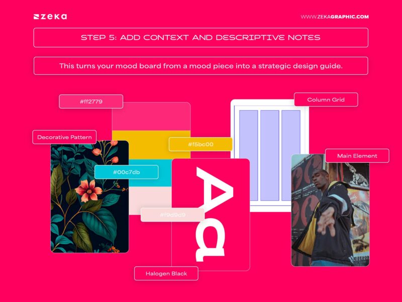 How to Make a Mood Board for Graphic Design (Step-by-Step) - Zeka Design
