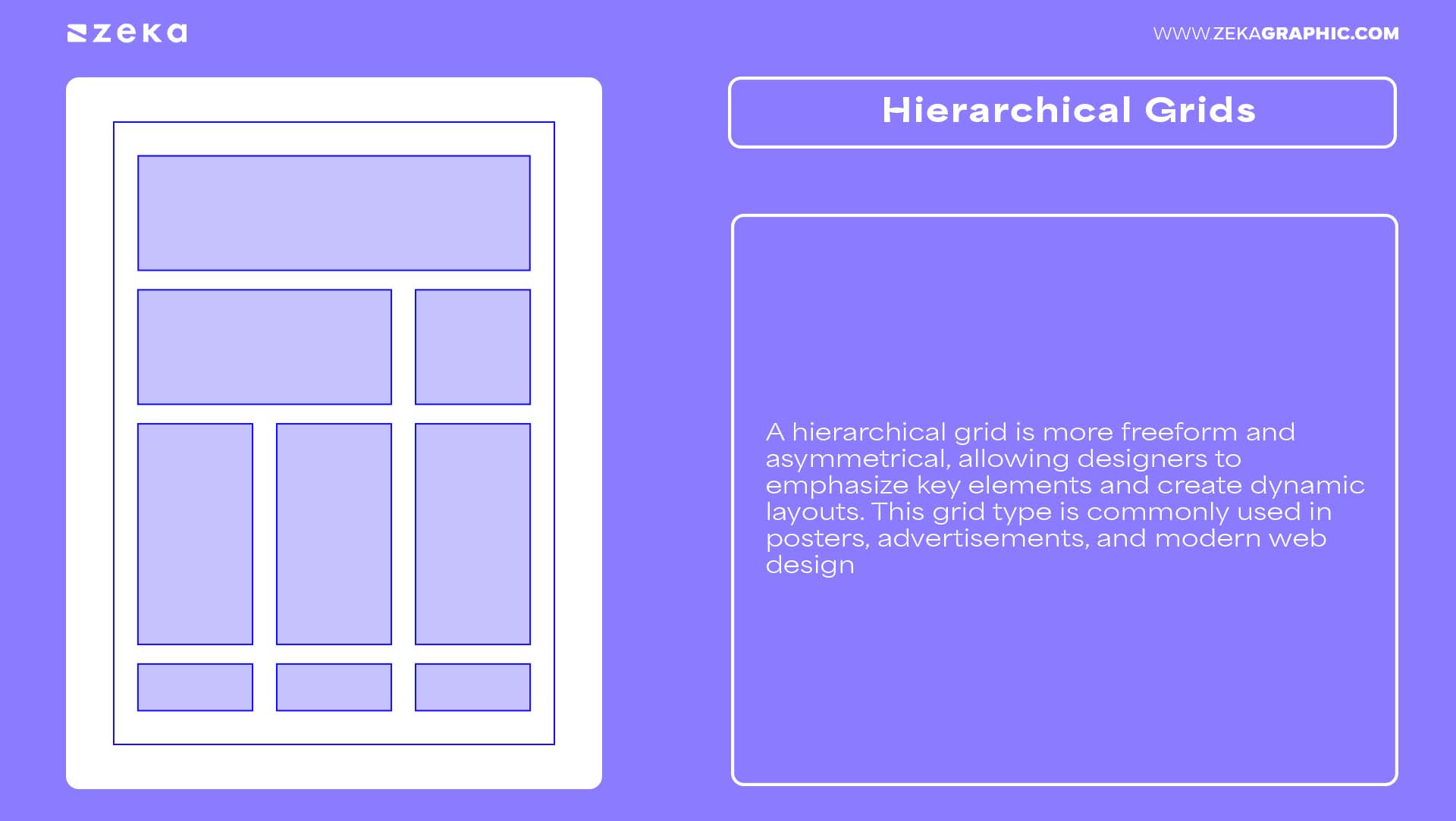 Types of Grids in Graphic Design Hierarchical Grids