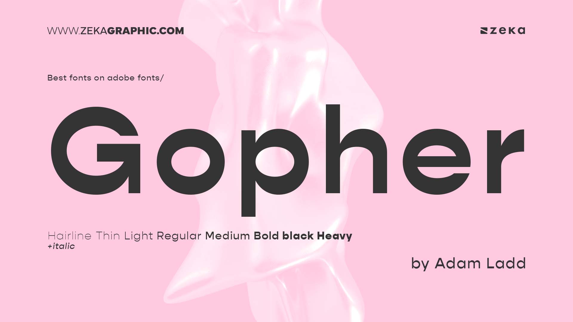 Best Adobe Fonts Gopher