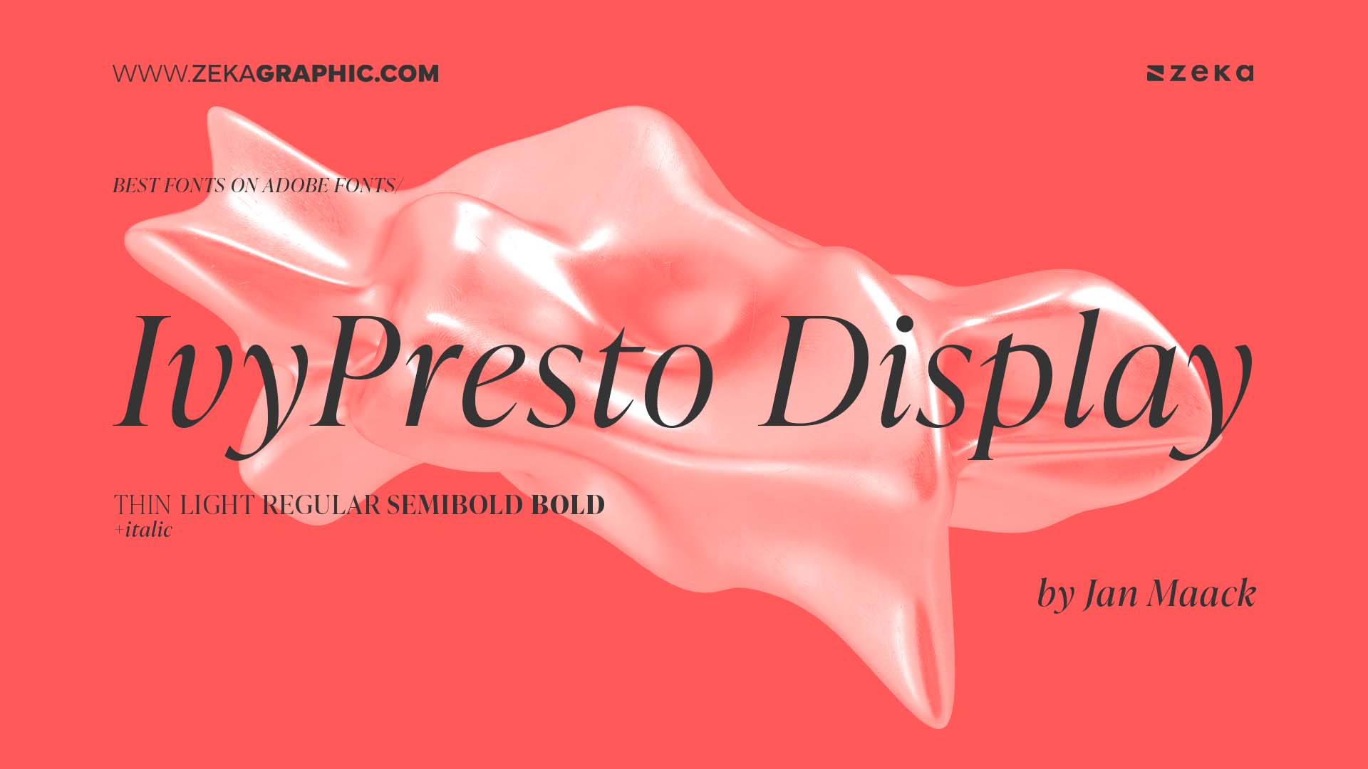 Best Adobe Fonts IvyPresto Display