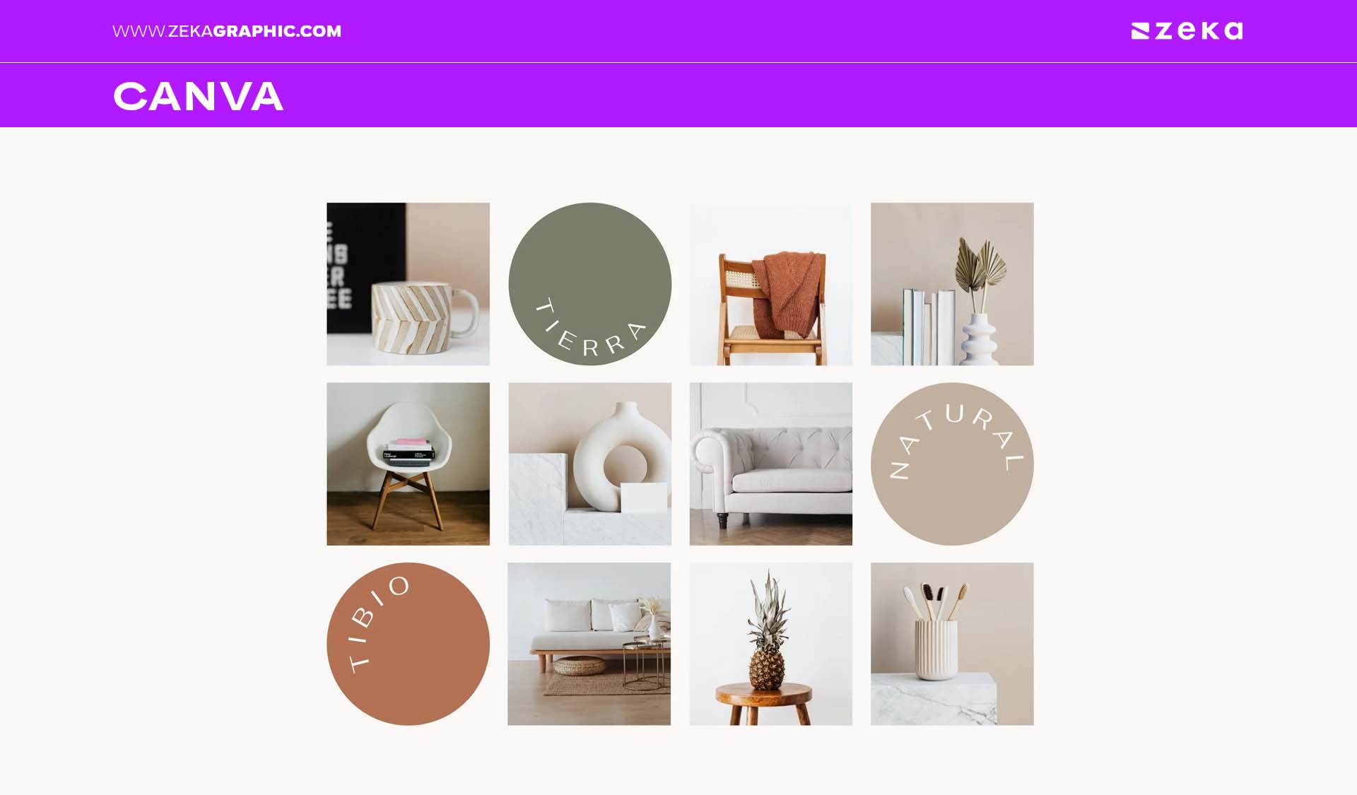 Canva – Most Versatile Free Moodboard Creator