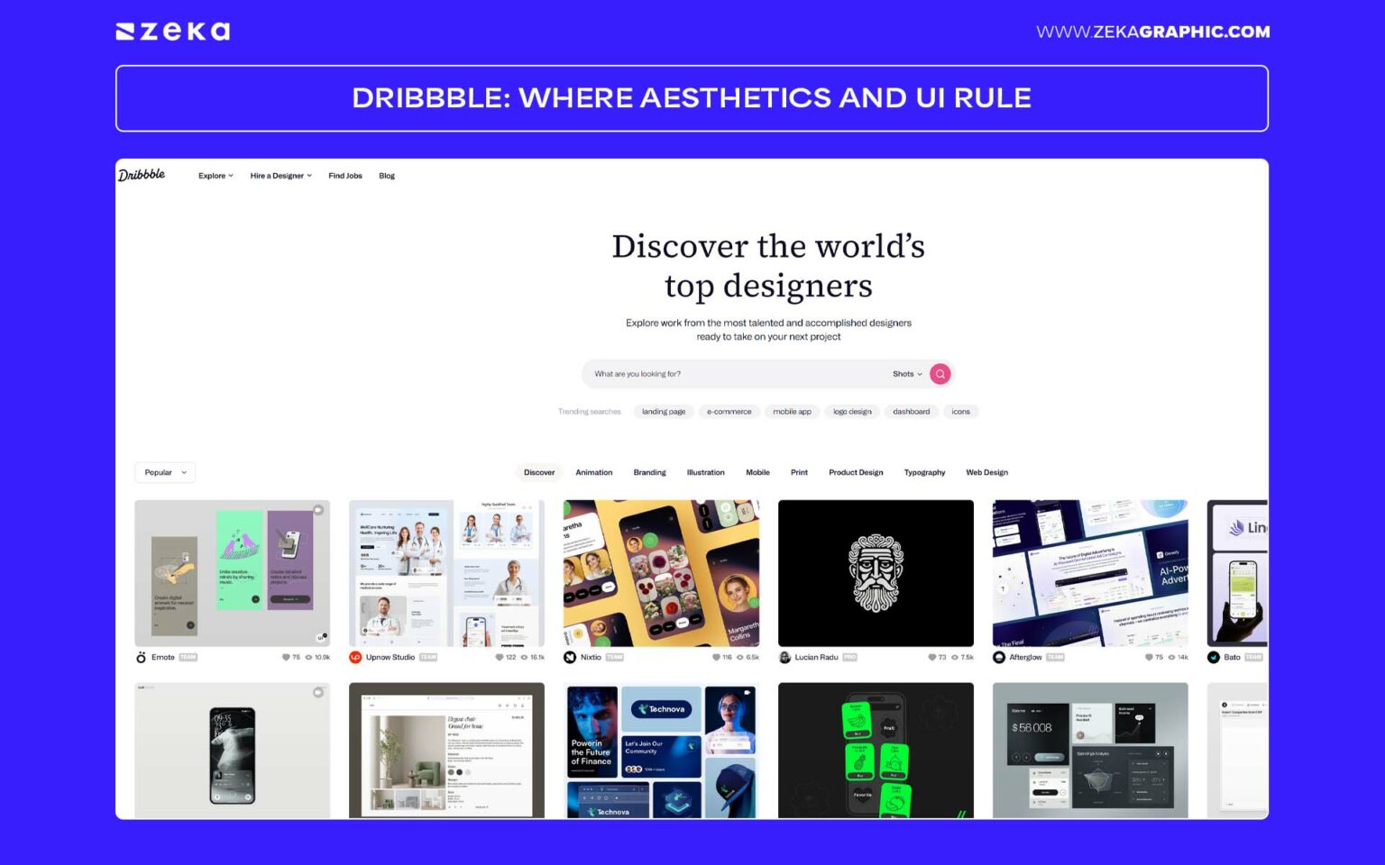 10 Best Platforms for Sharing Your Graphic Design Work - Zeka Design