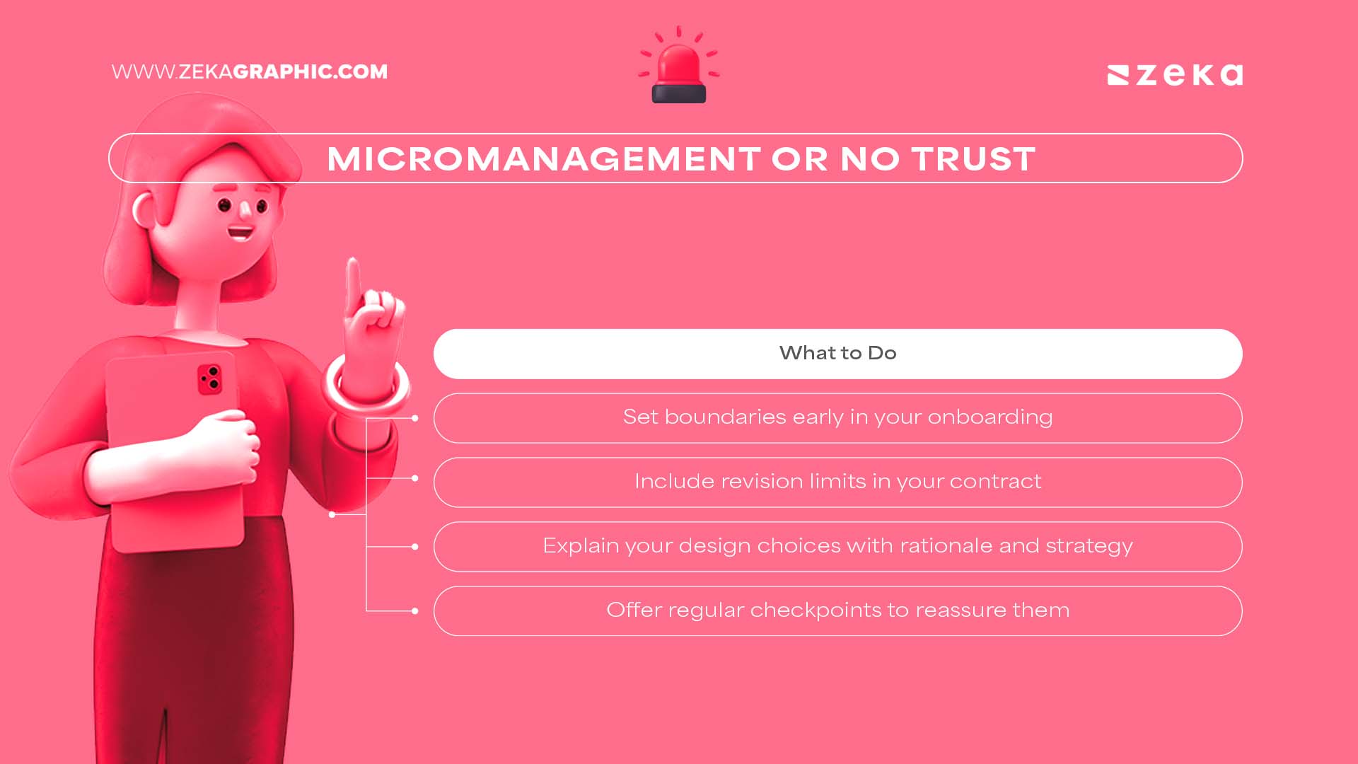 Red Flag 6 Micromanagement or No Trust