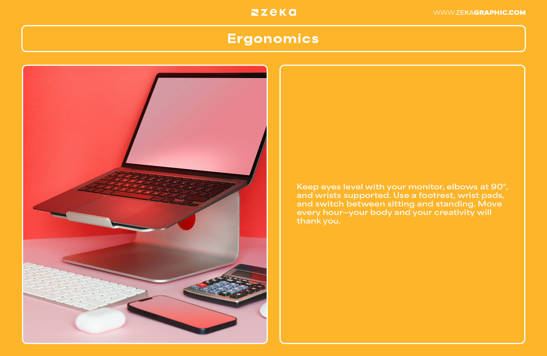 Everything You Need for Your Home Office as a Freelancer Ergonomics