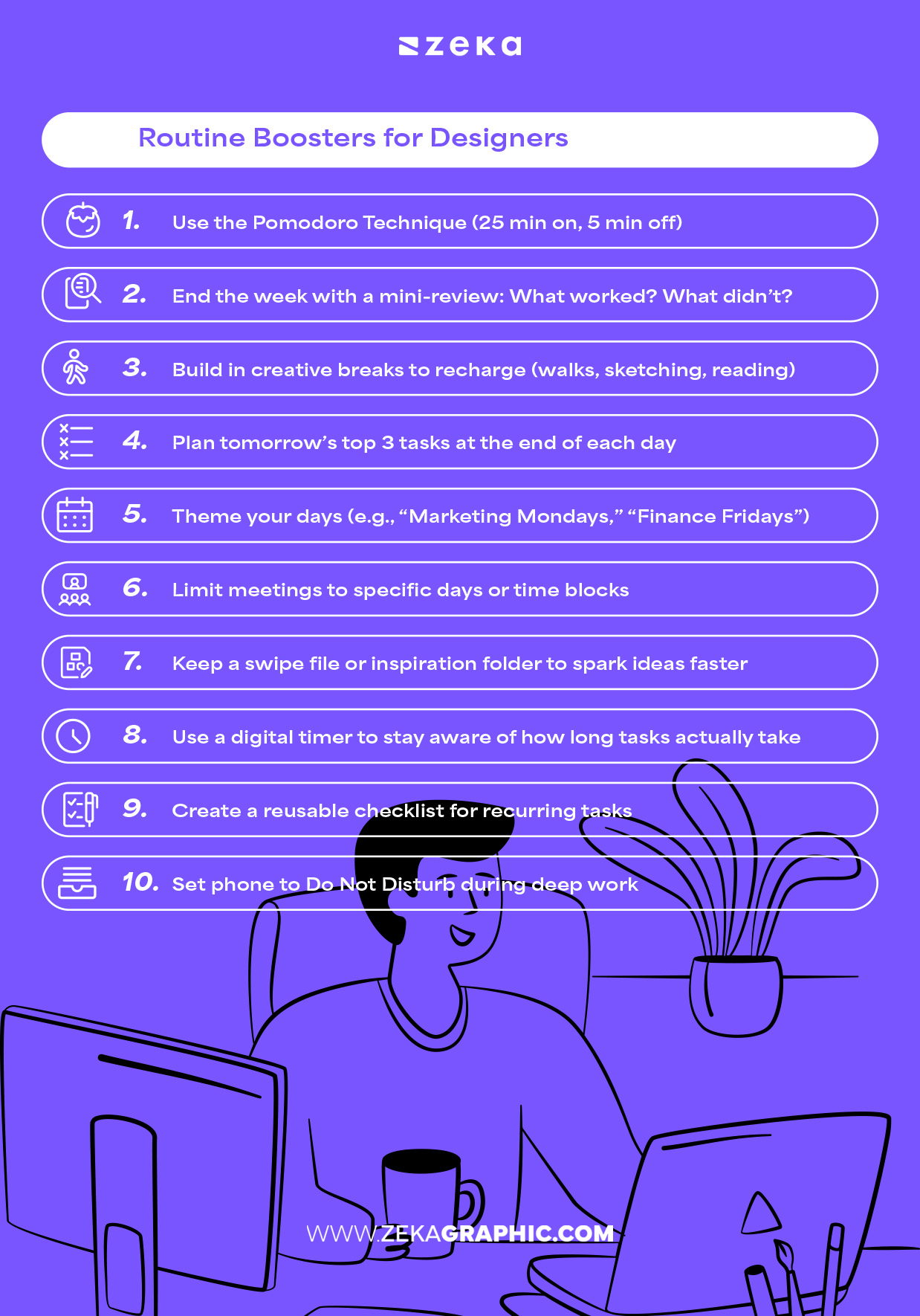 Routine Booster tips for Designers