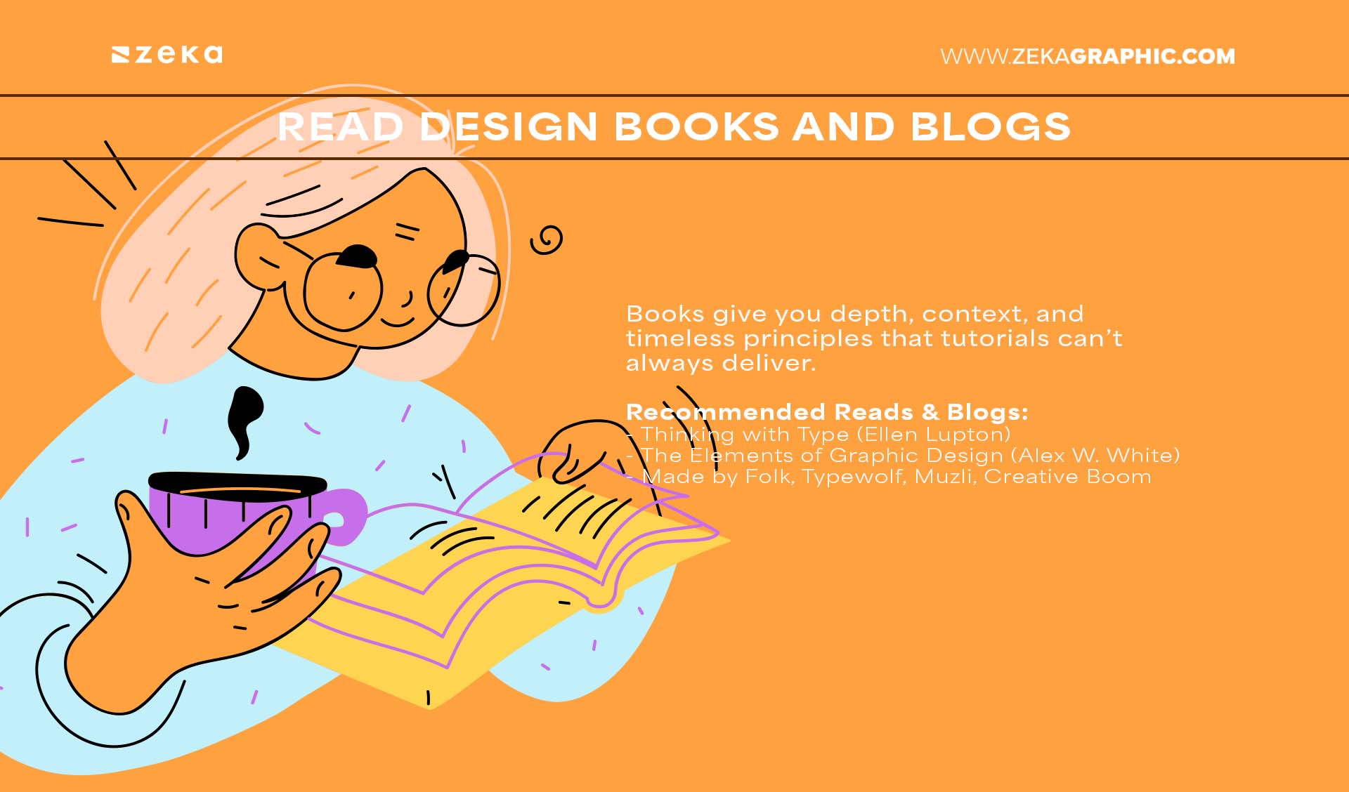 Read Design Books and Blogs
