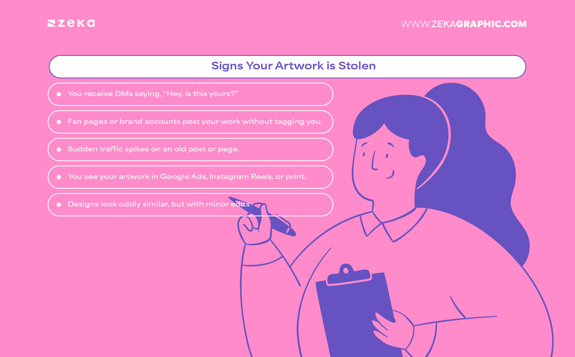 Signs Your Artwork is Stolen
