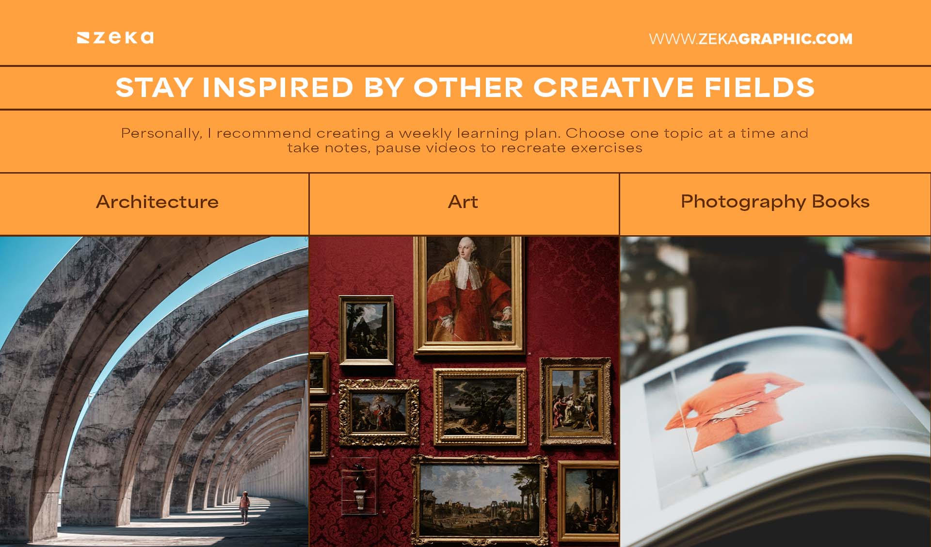 Stay Inspired by Other Creative Fields