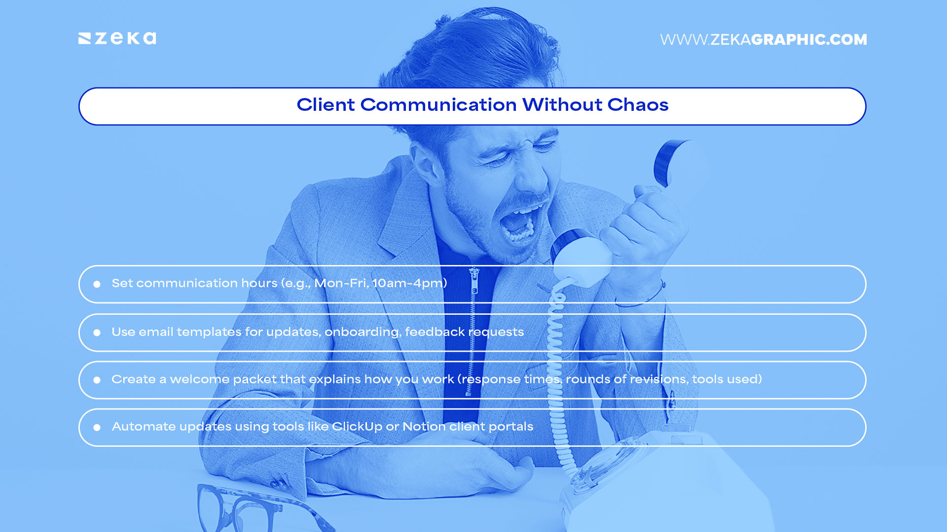 managing client communication for graphic designers