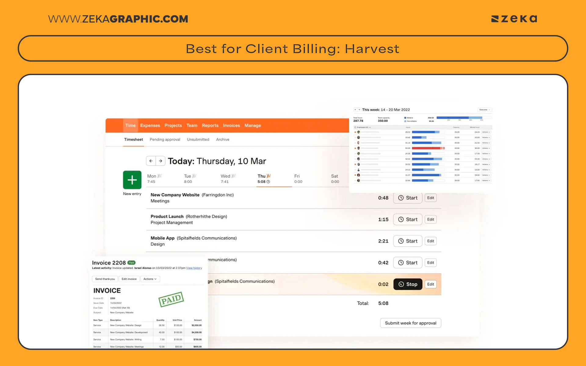 Best for Client Billing Harvest