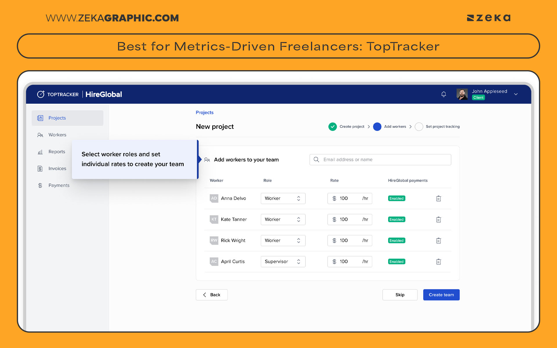 Best for Metrics-Driven Freelancers TopTracker