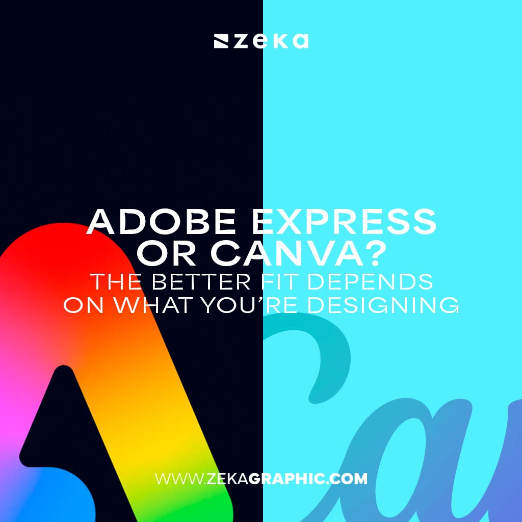 Adobe Express or Canva_