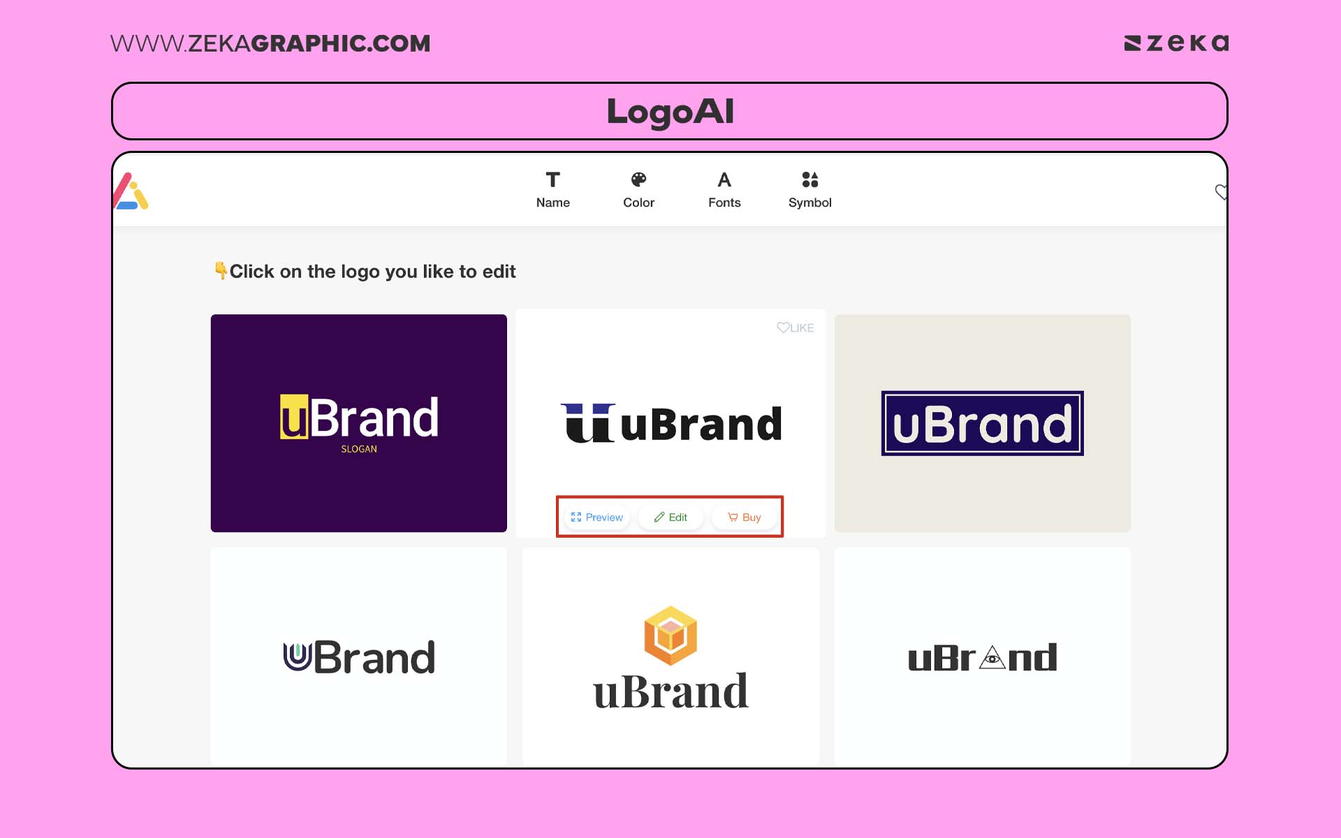 Free AI Logo Generators LogoAI