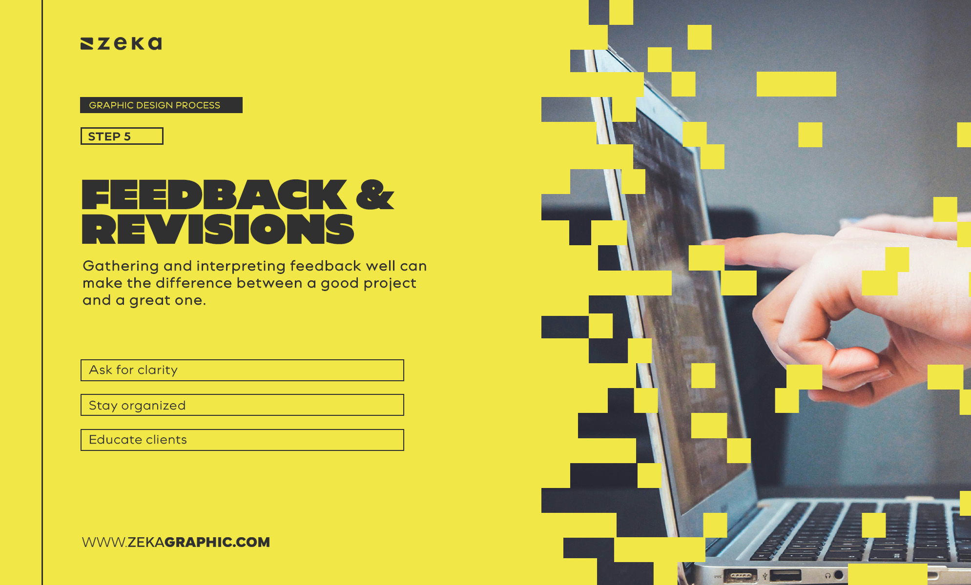 Graphic Design Process Feedback, Revisions & Collaboration