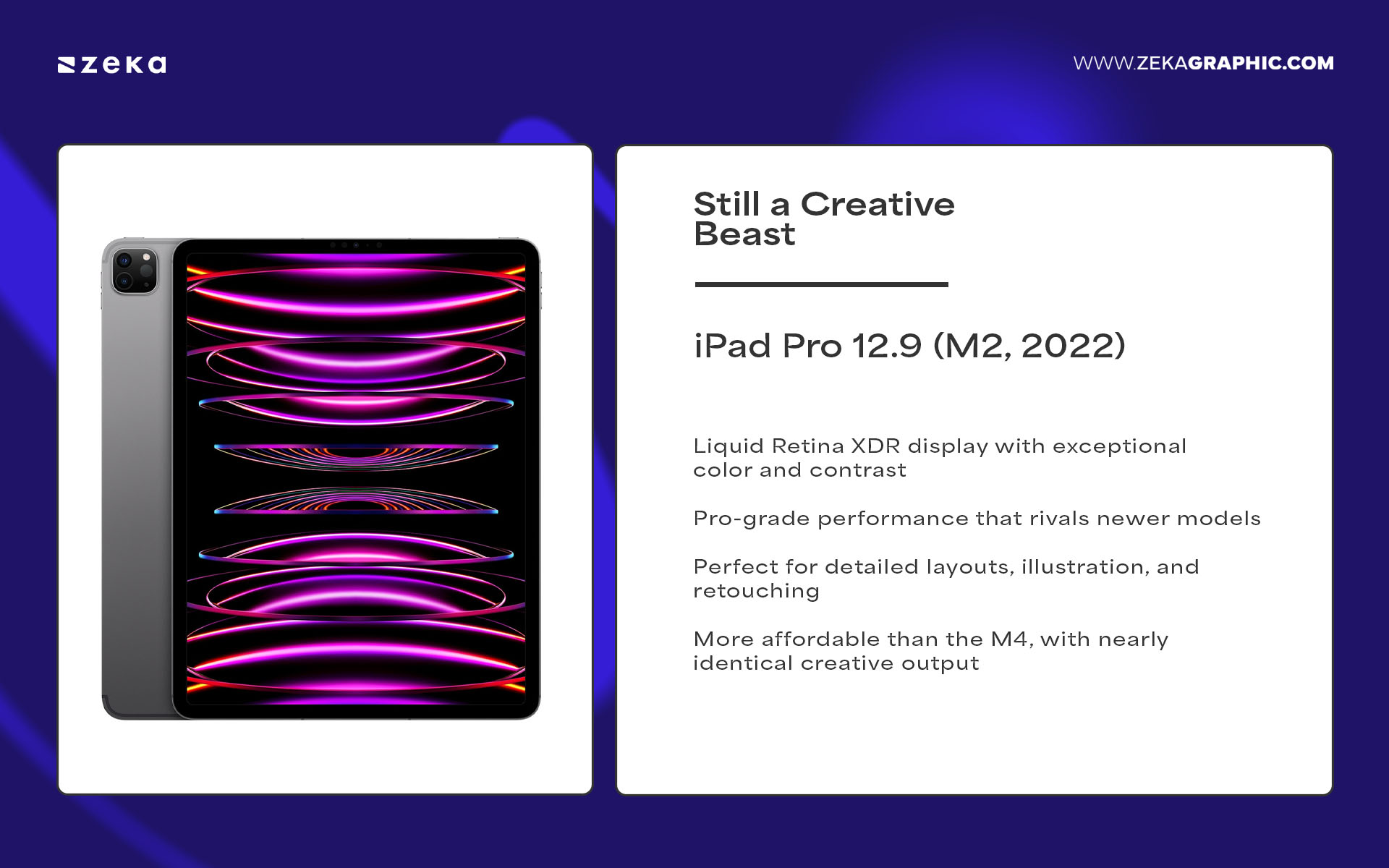 iPad Pro 12.9 (M2, 2022) – Still a Creative Beast