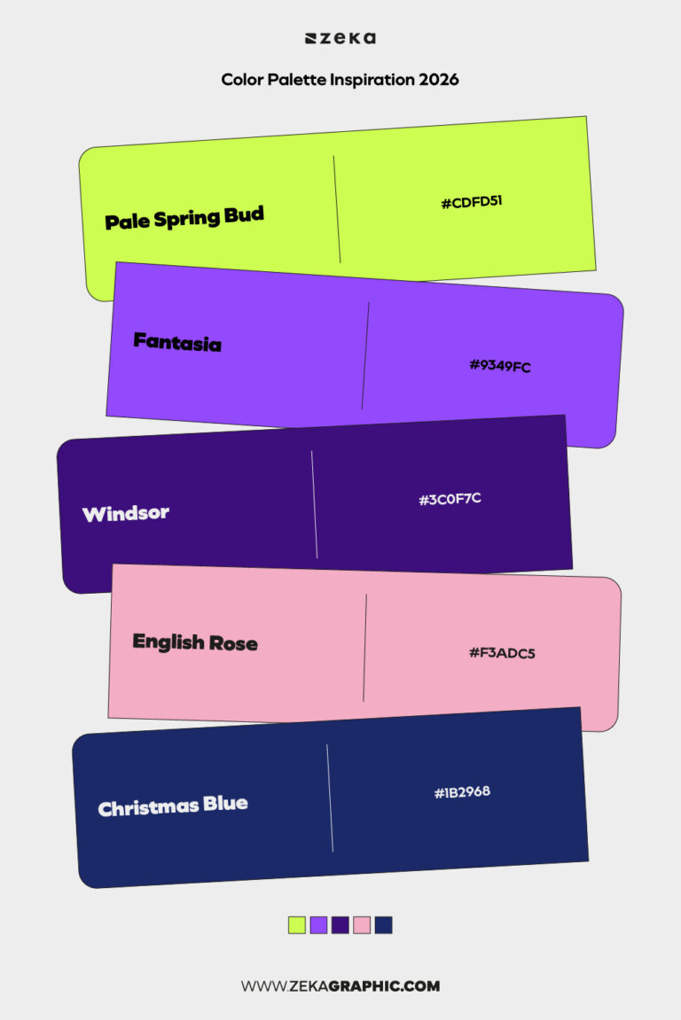Color Innovation Chart 30 Creative Color Palette Ideas for 2026 - Zeka Design