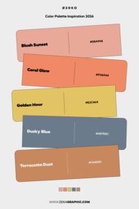 Color Innovation Chart 30 Creative Color Palette Ideas for 2026 - Zeka Design
