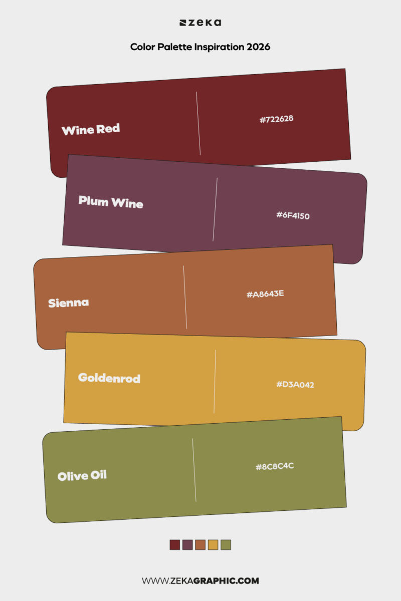 Color Innovation Chart 30 Creative Color Palette Ideas for 2026 - Zeka Design