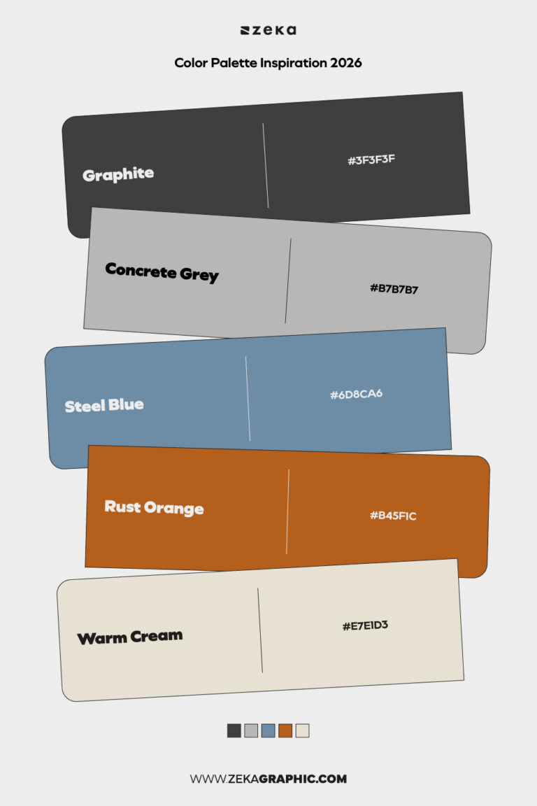 Color Innovation Chart 30 Creative Color Palette Ideas for 2026 - Zeka Design