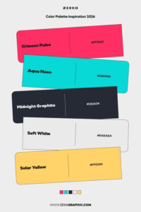 30 Creative Color Palette Ideas for 2026 - Zeka Design