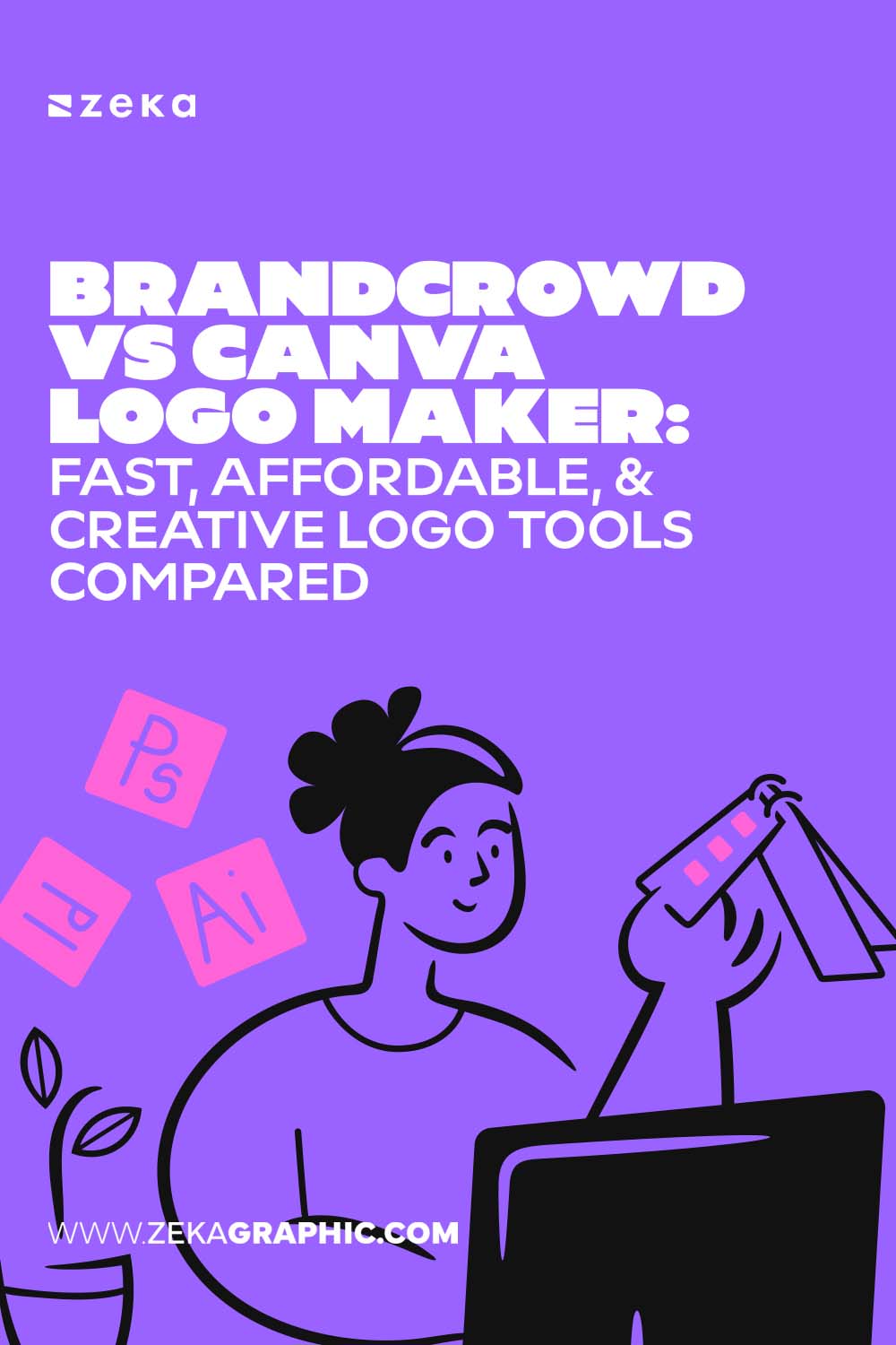 BrandCrowd vs Canva Logo Maker_ Fast, Affordable, and Creative Logo Compared