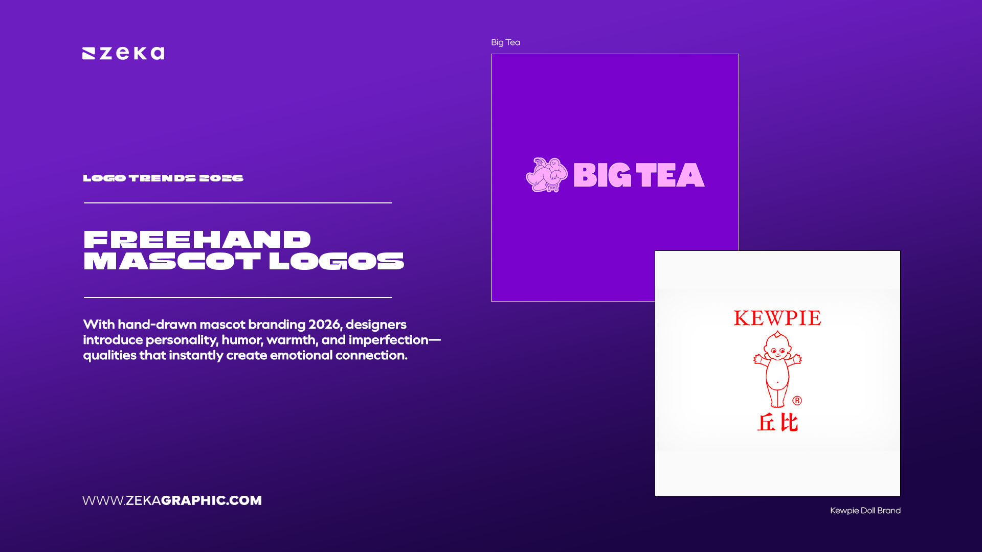 Logo Trends 2026 Freehand Mascot Logos