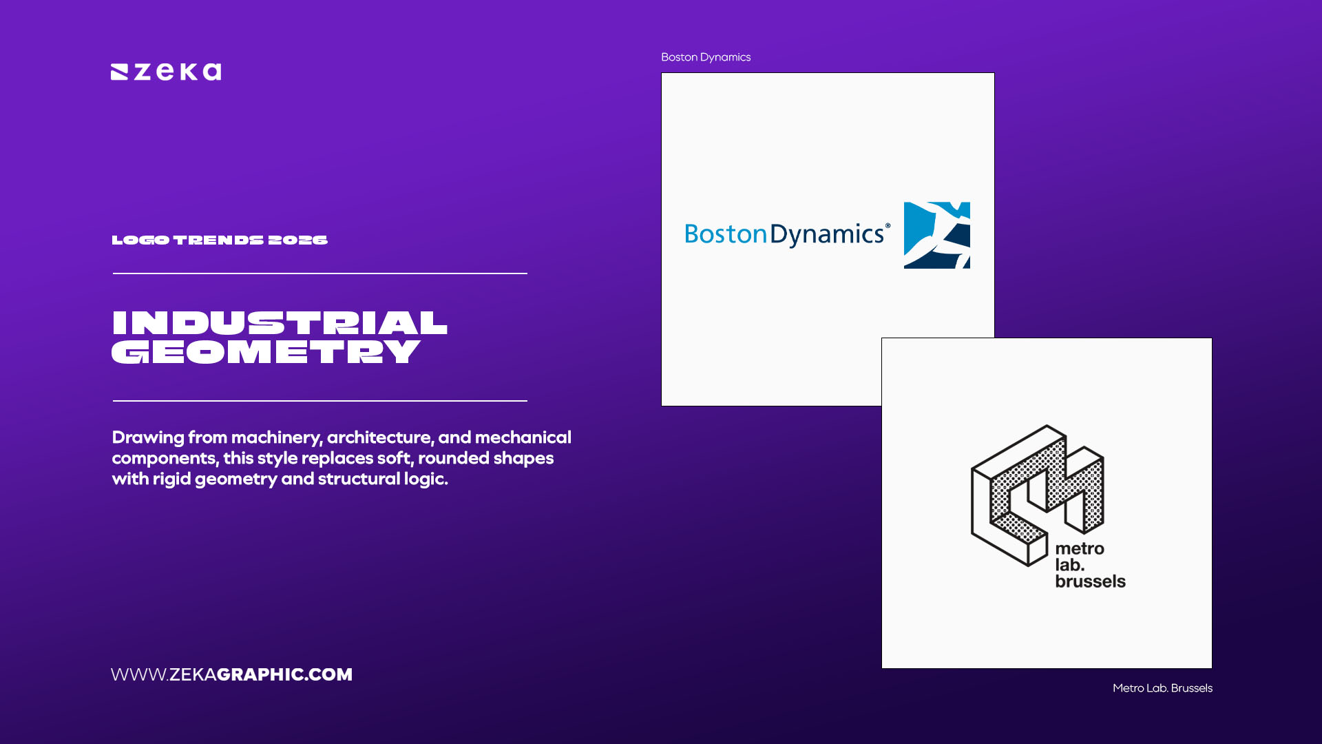 Logo Trends 2026 Industrial Geometry