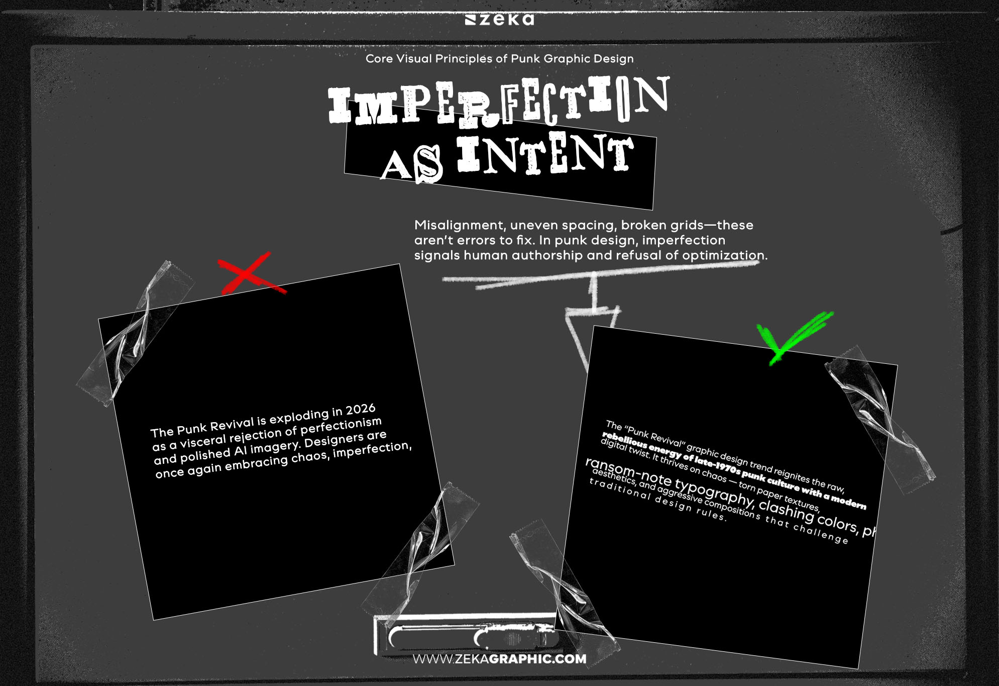 Core Visual Principles of Punk Graphic Design Imperfection as Intent