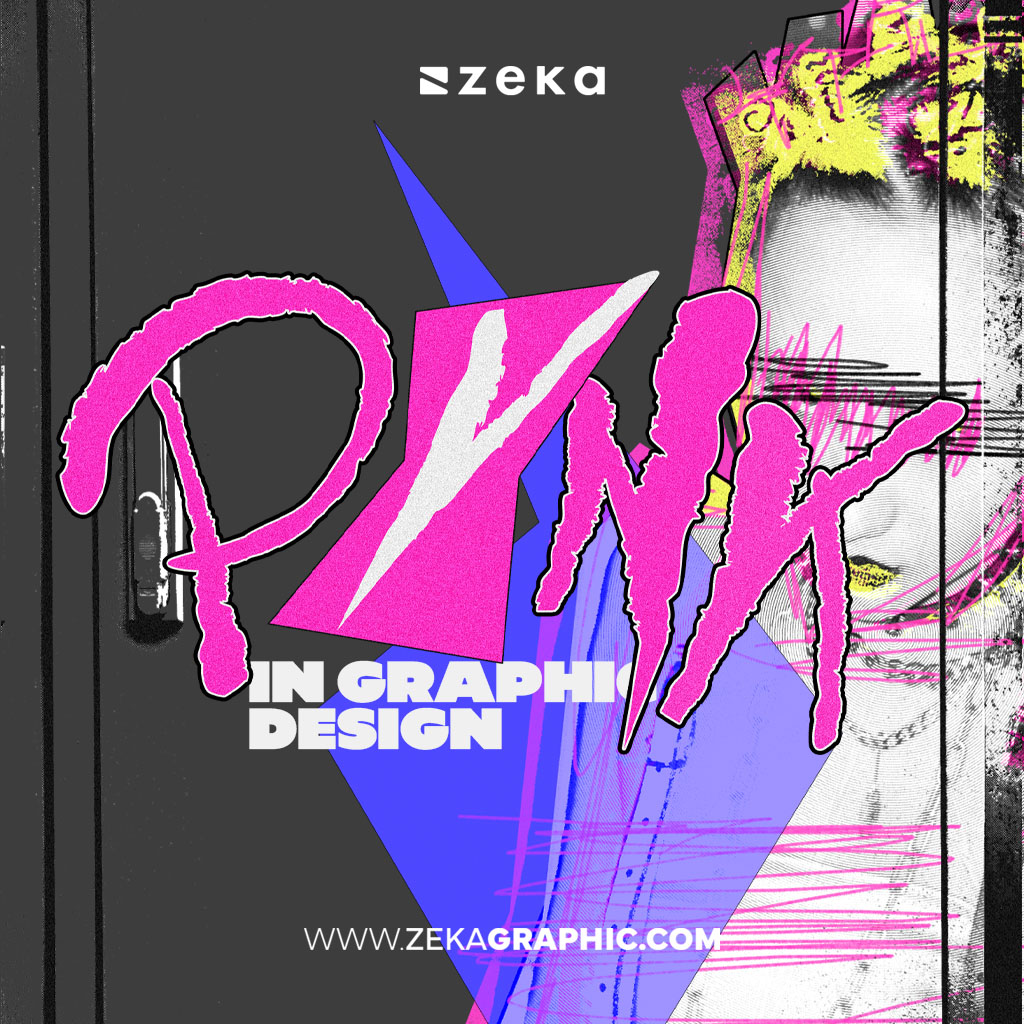 Punk in Graphic Design Style
