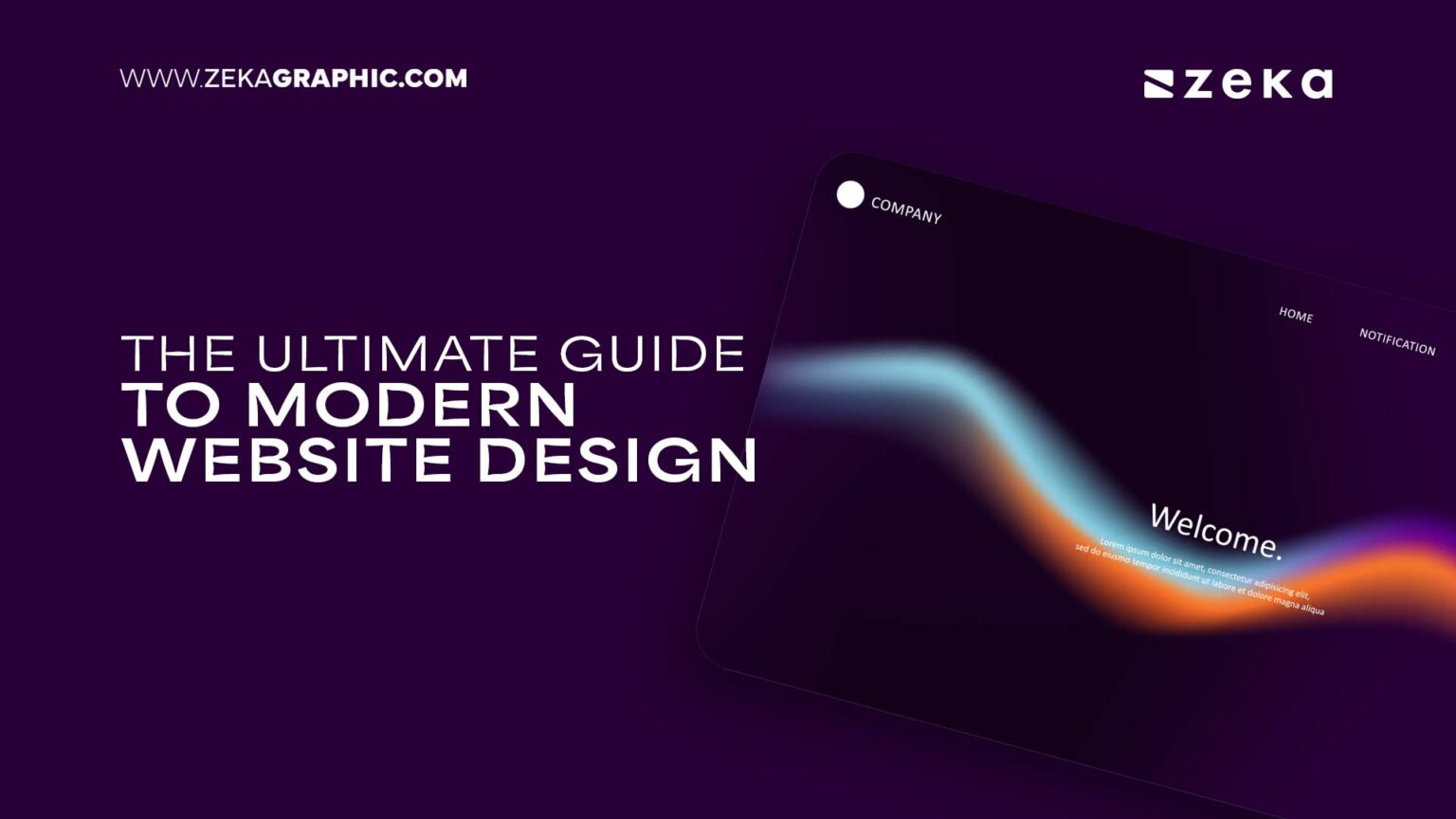 Color Morden Design Web The Ultimate Guide to Modern Website Design - Zeka Design