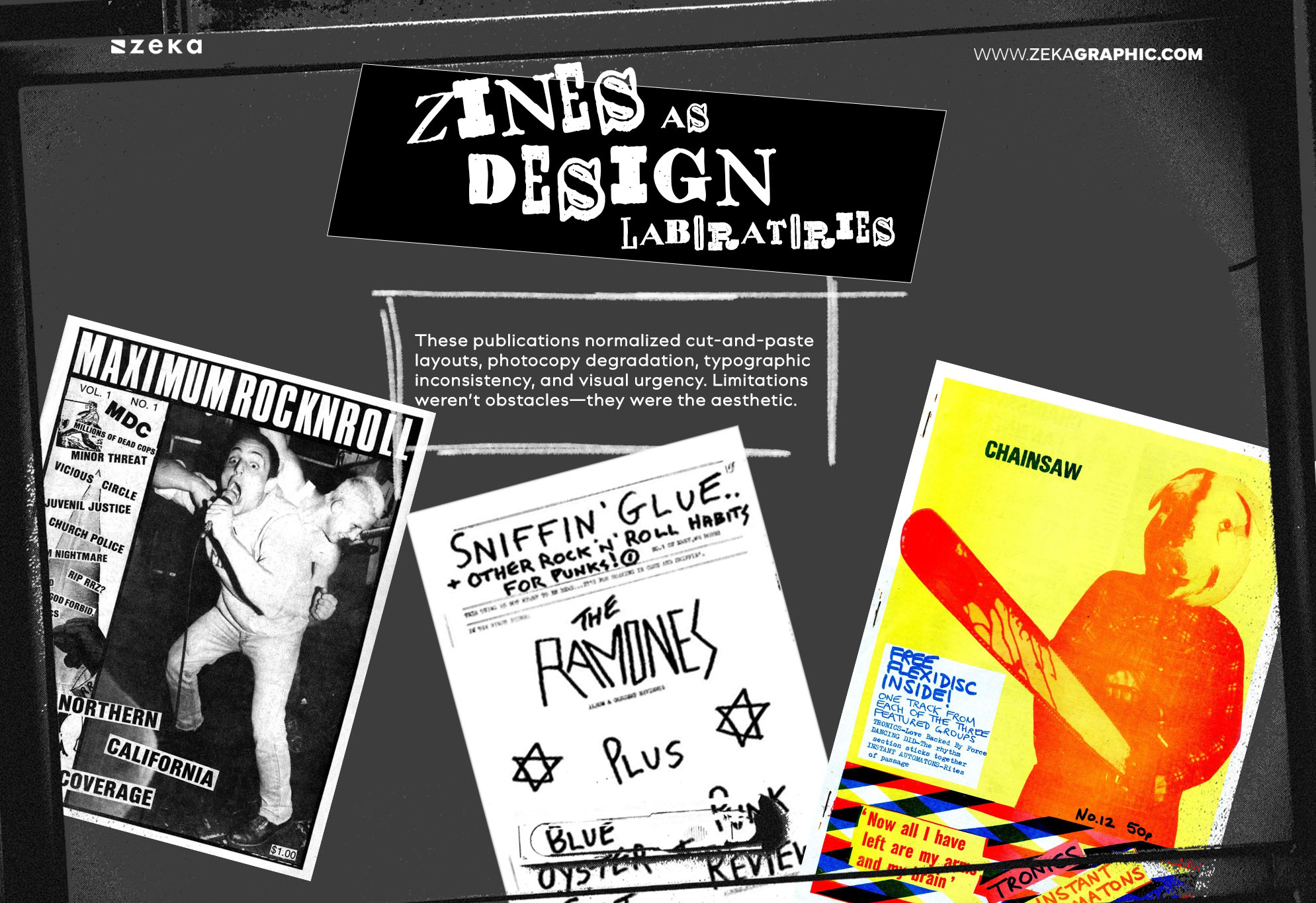 Zines as Design Laboratories for Punk Graphic Design