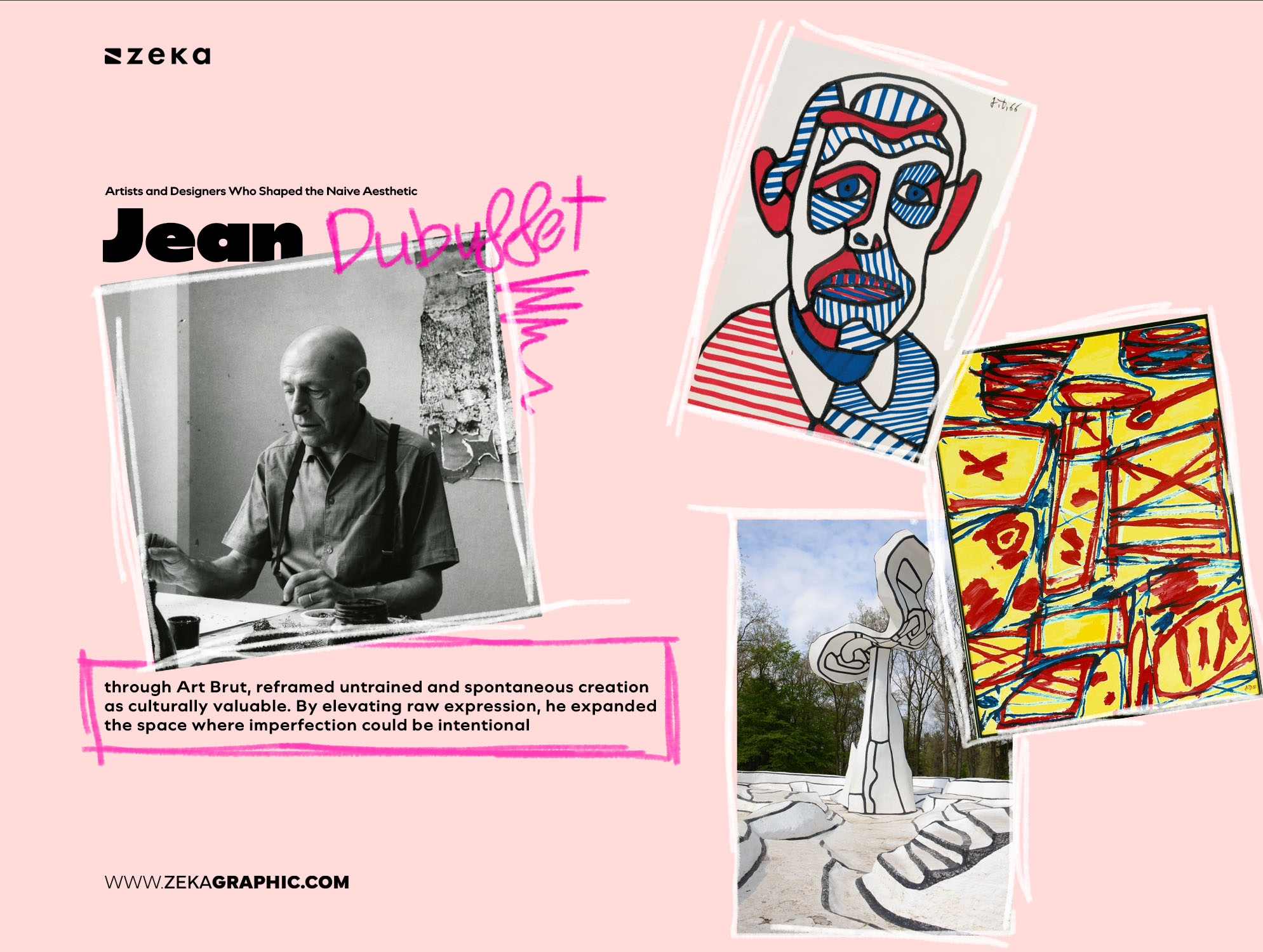 Artists and Designers Who Shaped the Naive Aesthetic Jean Dubuffet-1