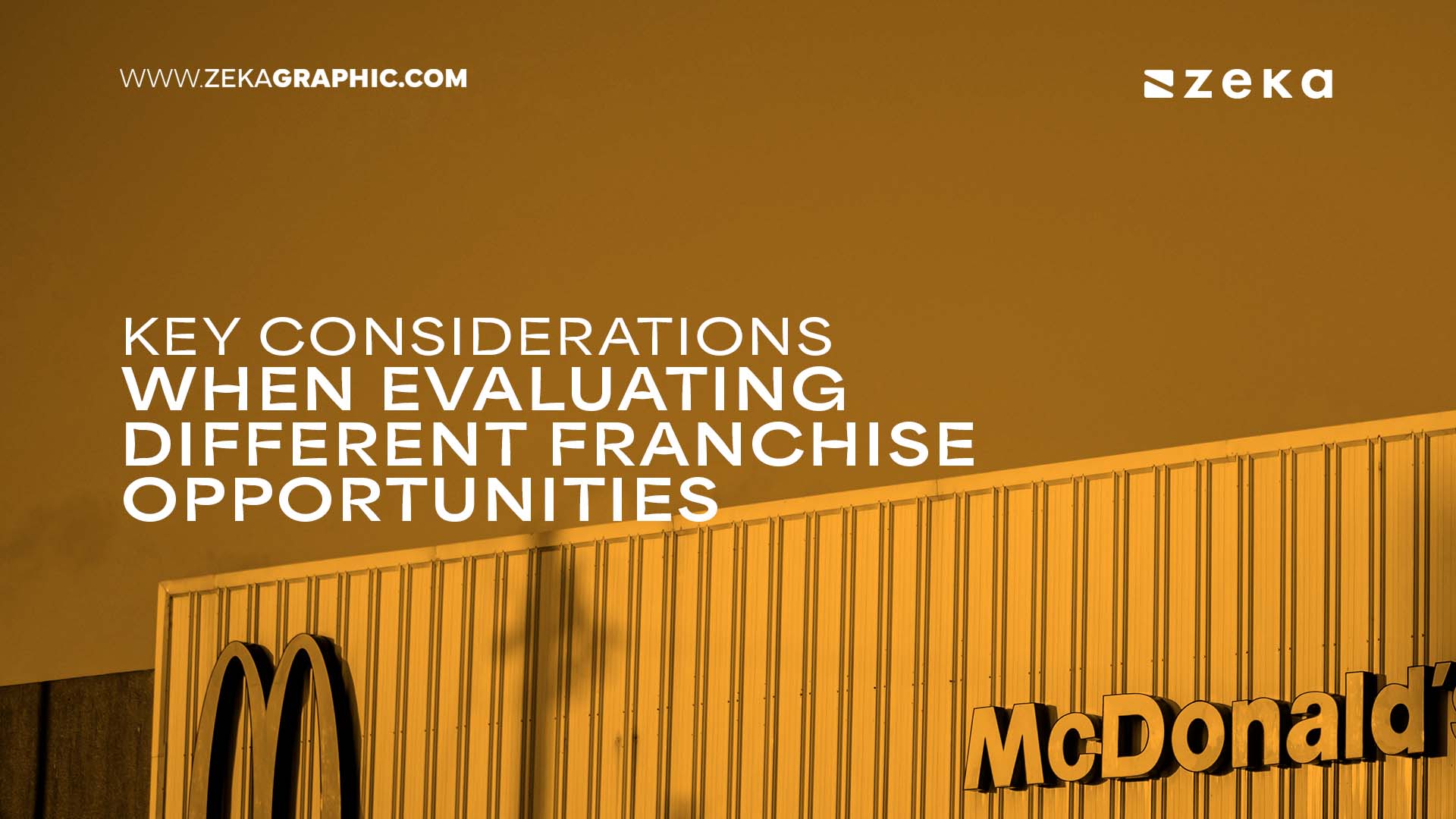 Key Considerations When Evaluating Different Franchise Opportunities