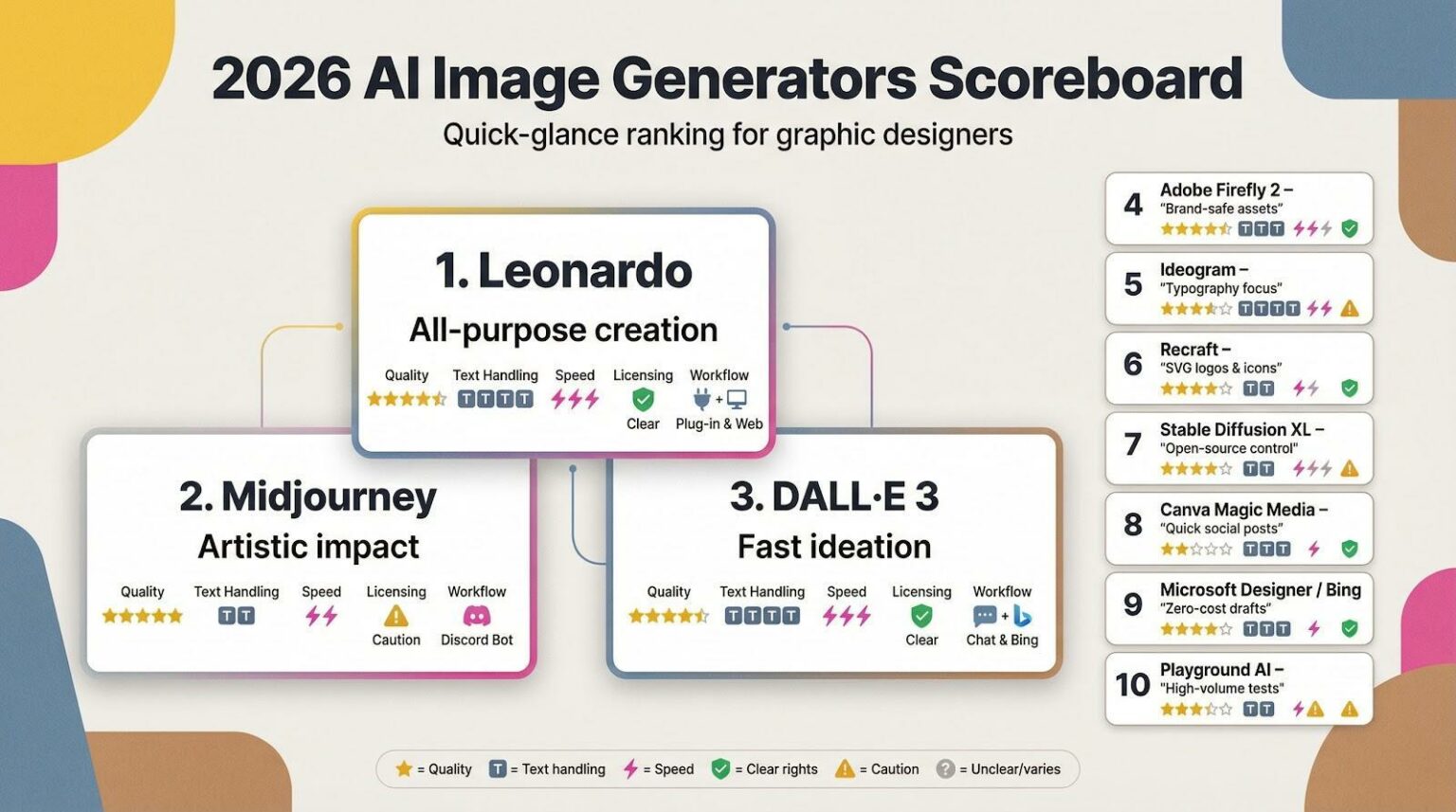 Hands-on review of the best AI image generators 2026 roundup for ...