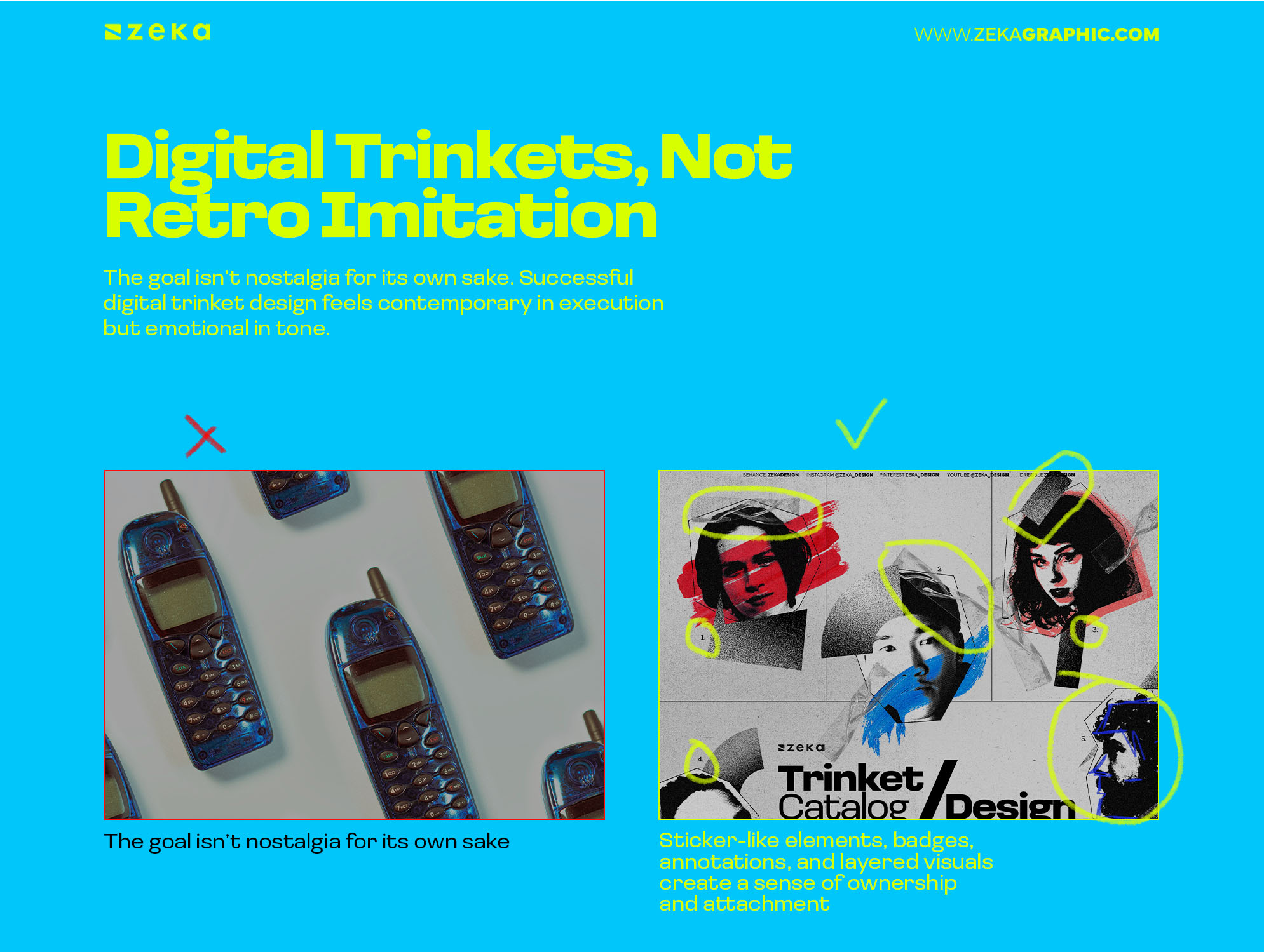 Core Characteristics of Trinket Digital Trinkets, Not Retro Imitation