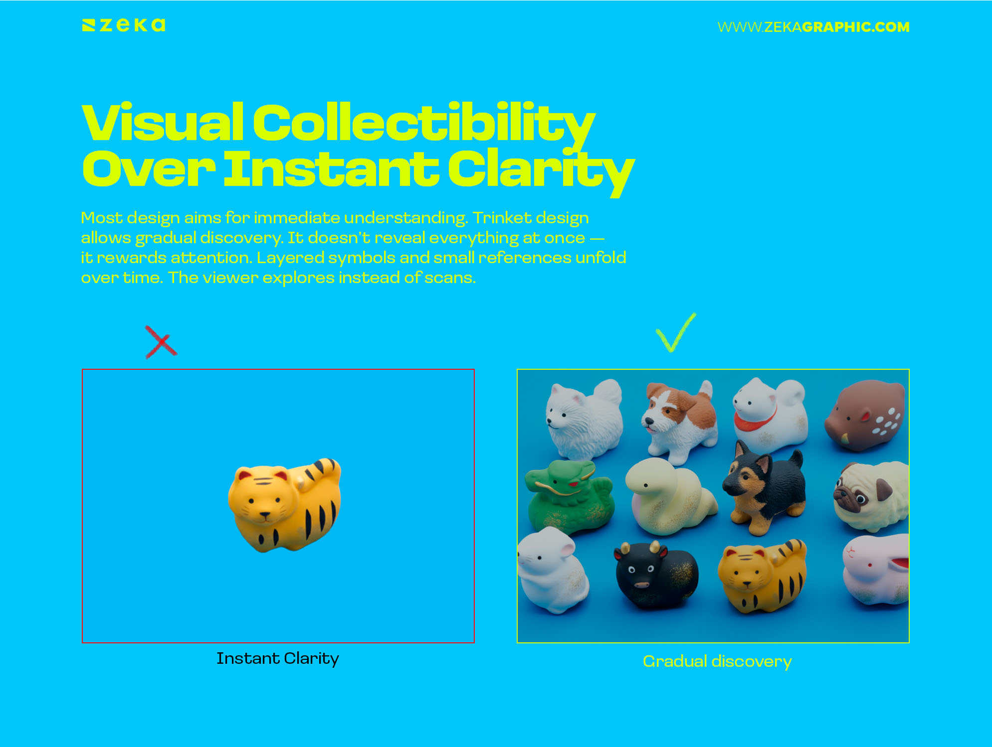 Core Characteristics of Trinket Visual Collectibility Over Instant Clarity