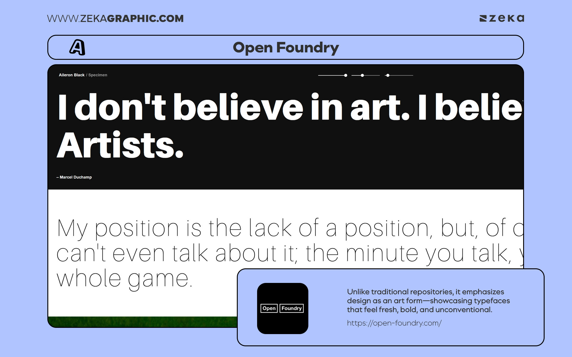 Free Fonts for Graphic Designers Open Foundry