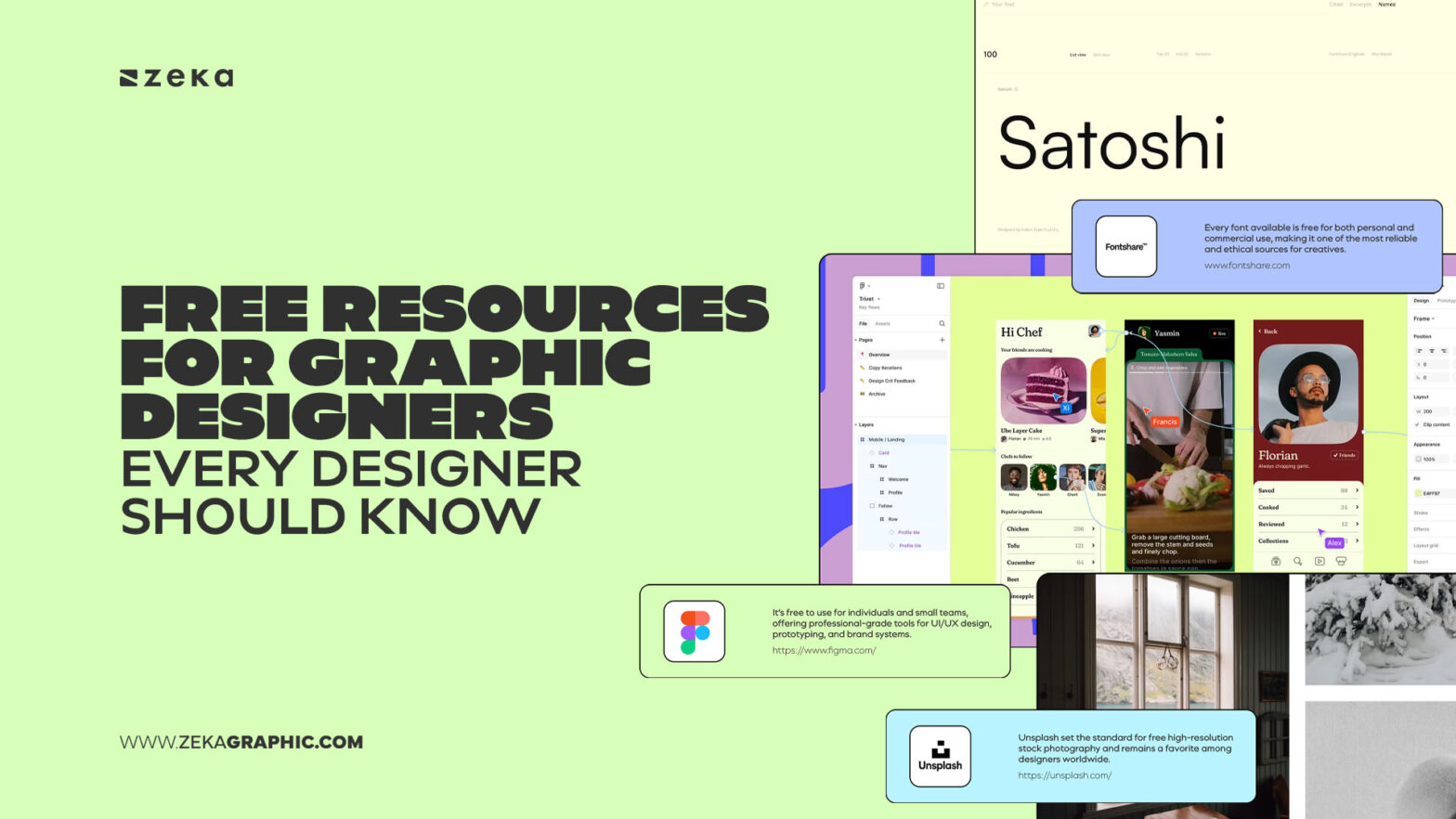 Free Resources for Graphic Designers: Best Sites & Tools - Zeka Design
