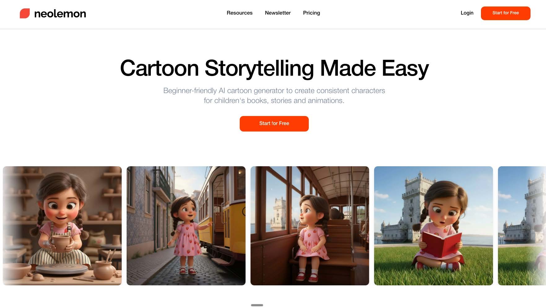 Neolemon — Best for Character Consistency and Cartoon Illustration