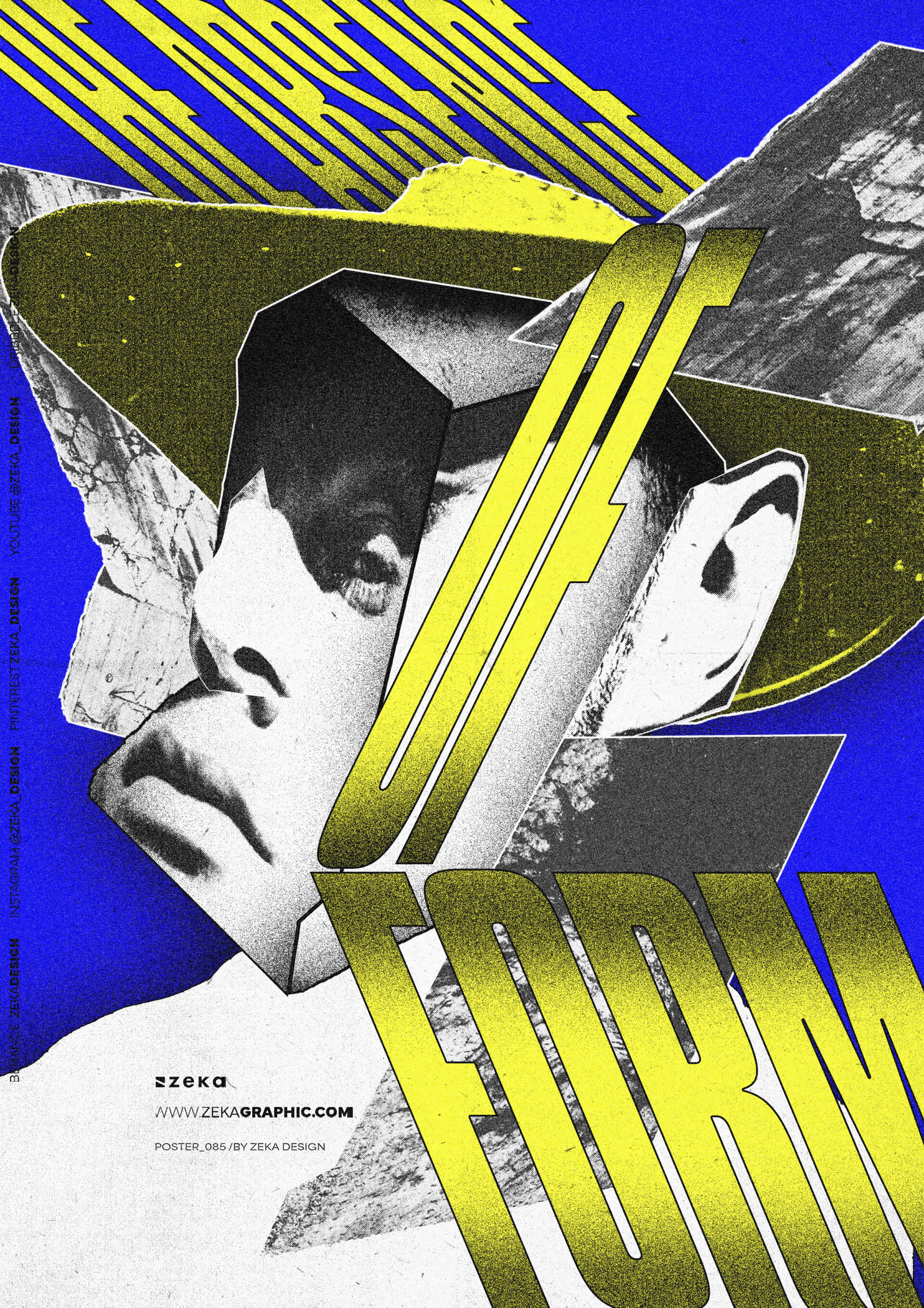 0085 Absence of Form Poster Design by Zeka Design